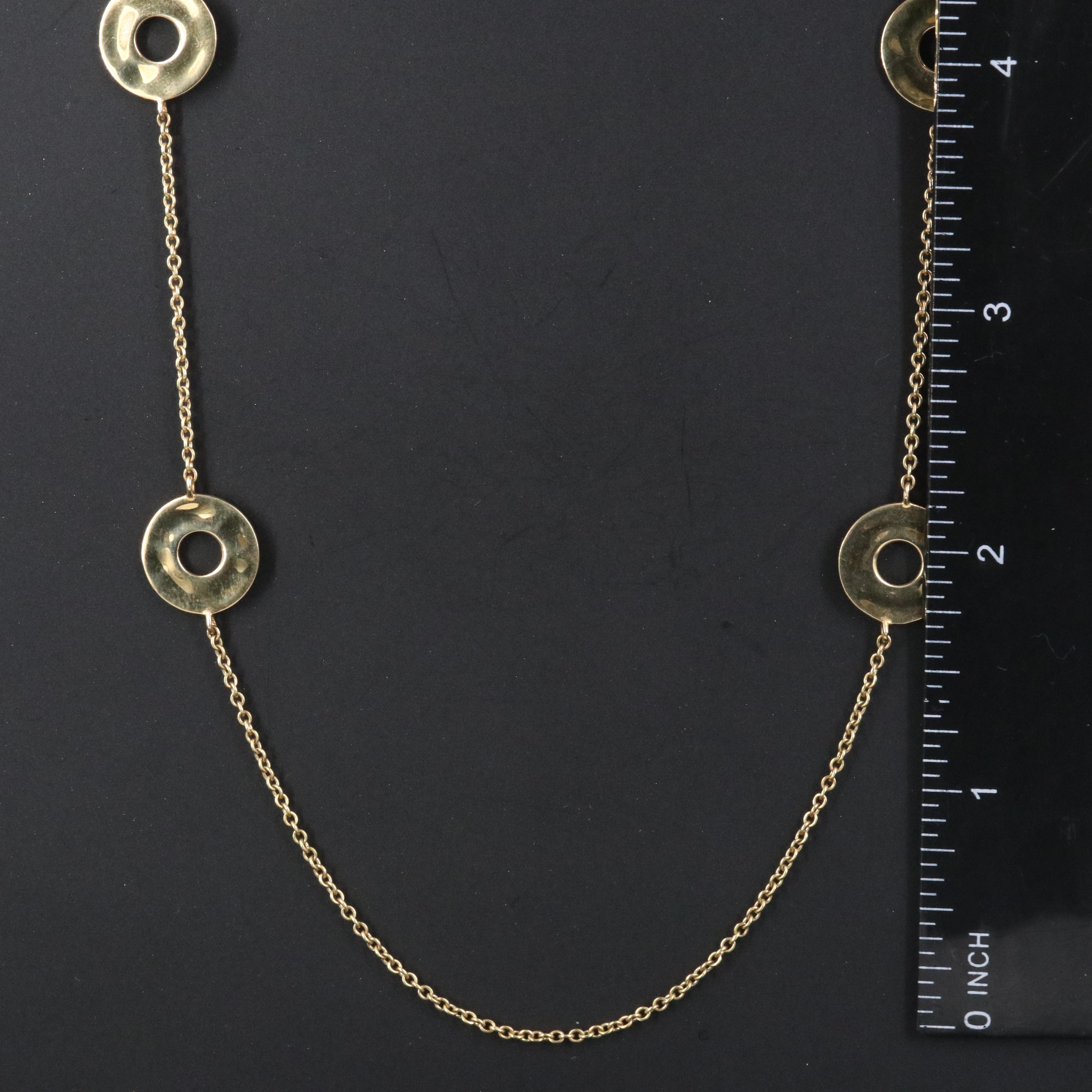 Ippolita 18K Disc Station Necklace