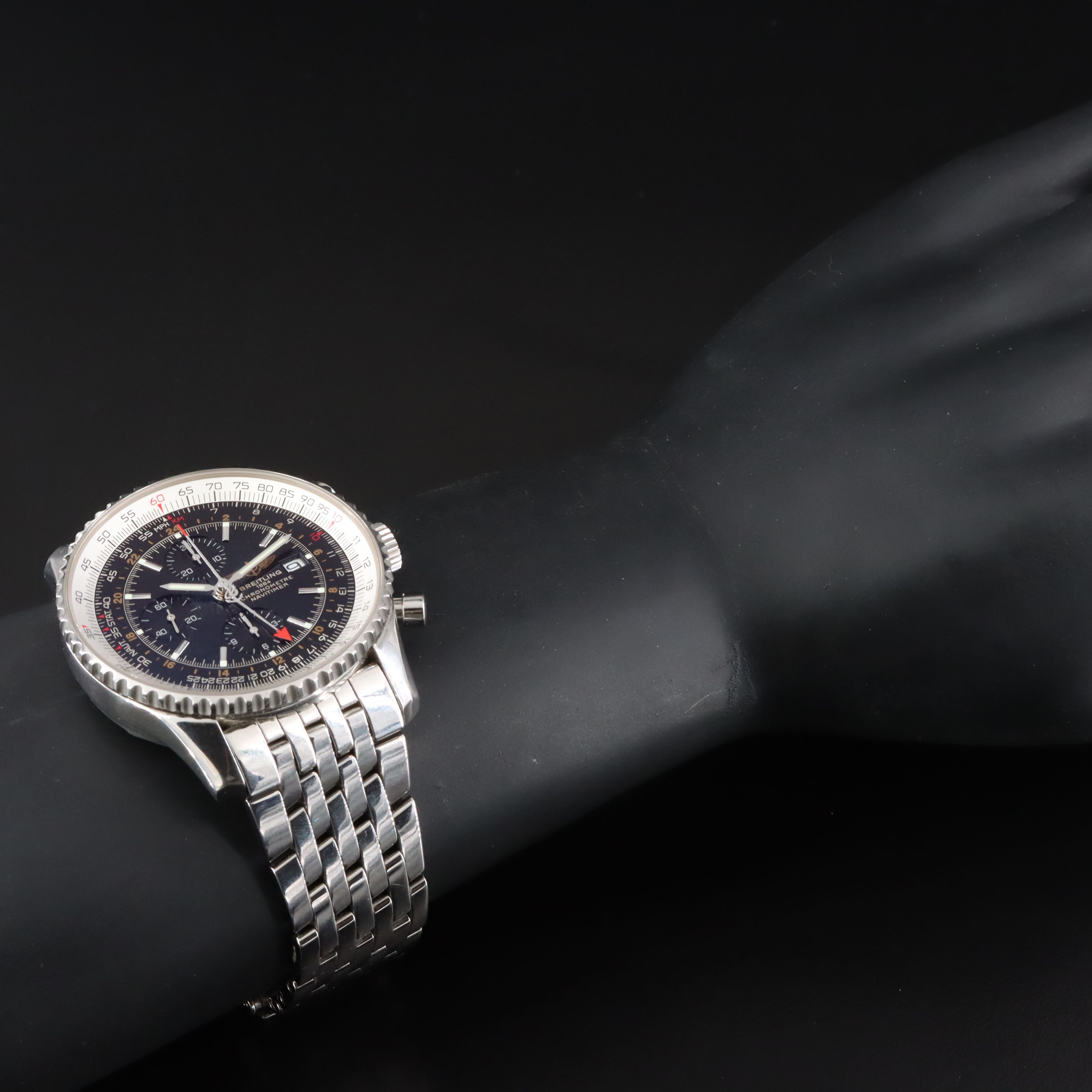 Breitling Navitimer World GMT Chronograph Watch