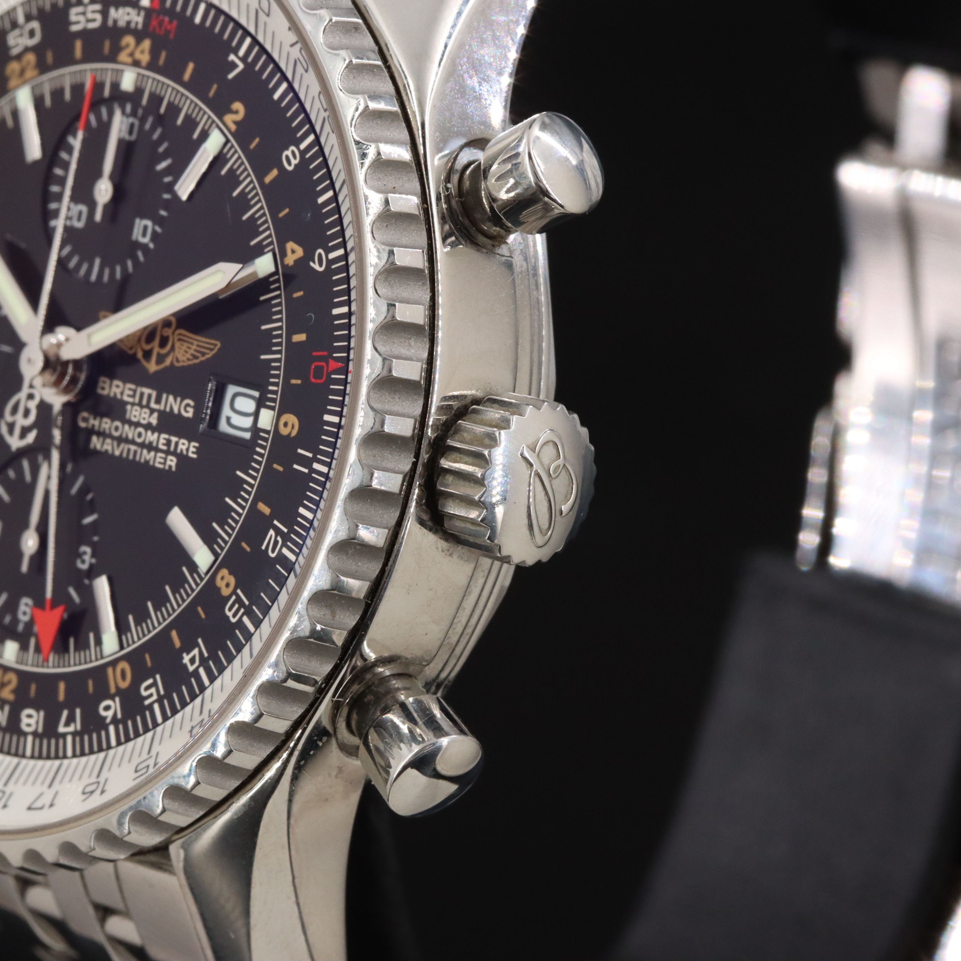 Breitling Navitimer World GMT Chronograph Watch