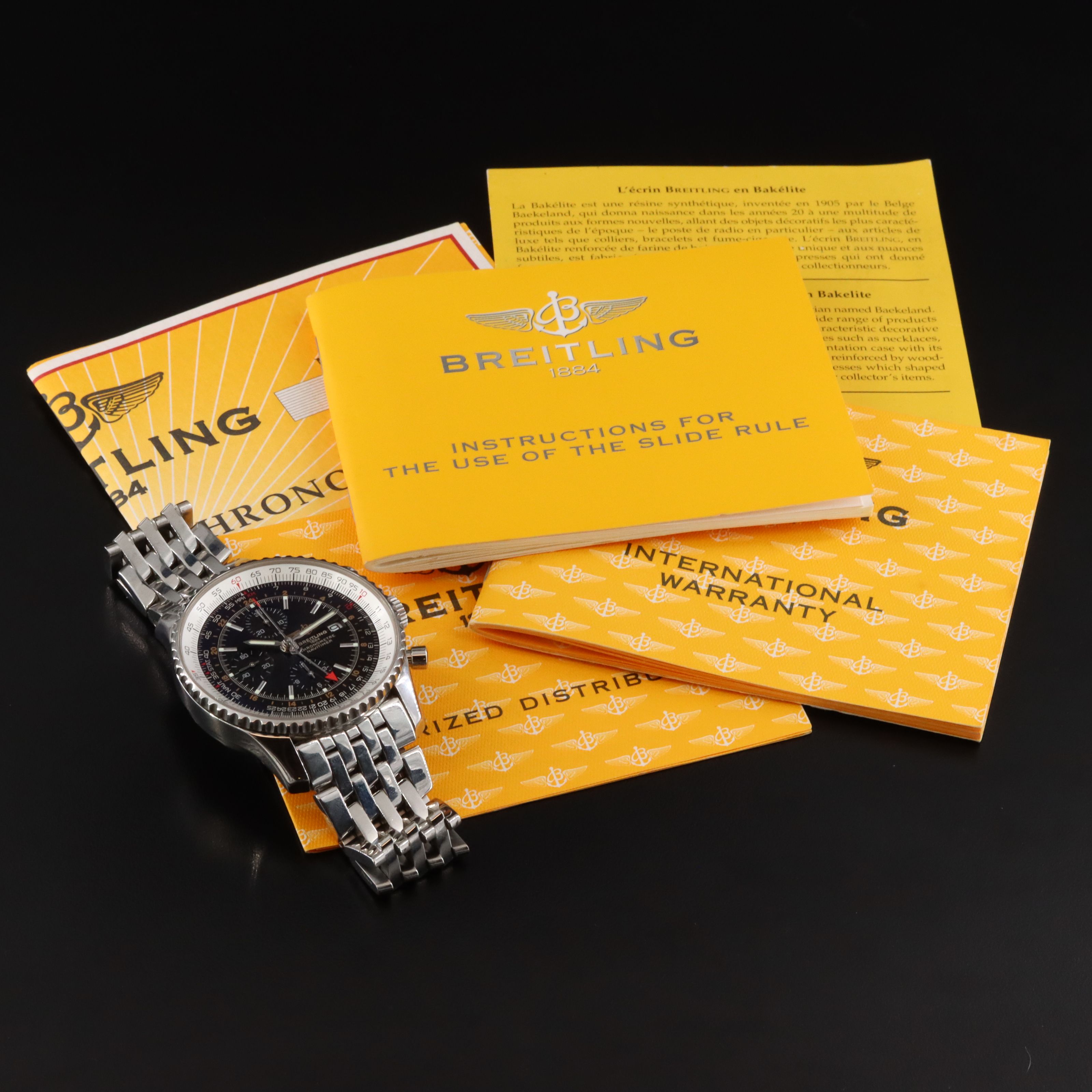 Breitling Navitimer World GMT Chronograph Watch