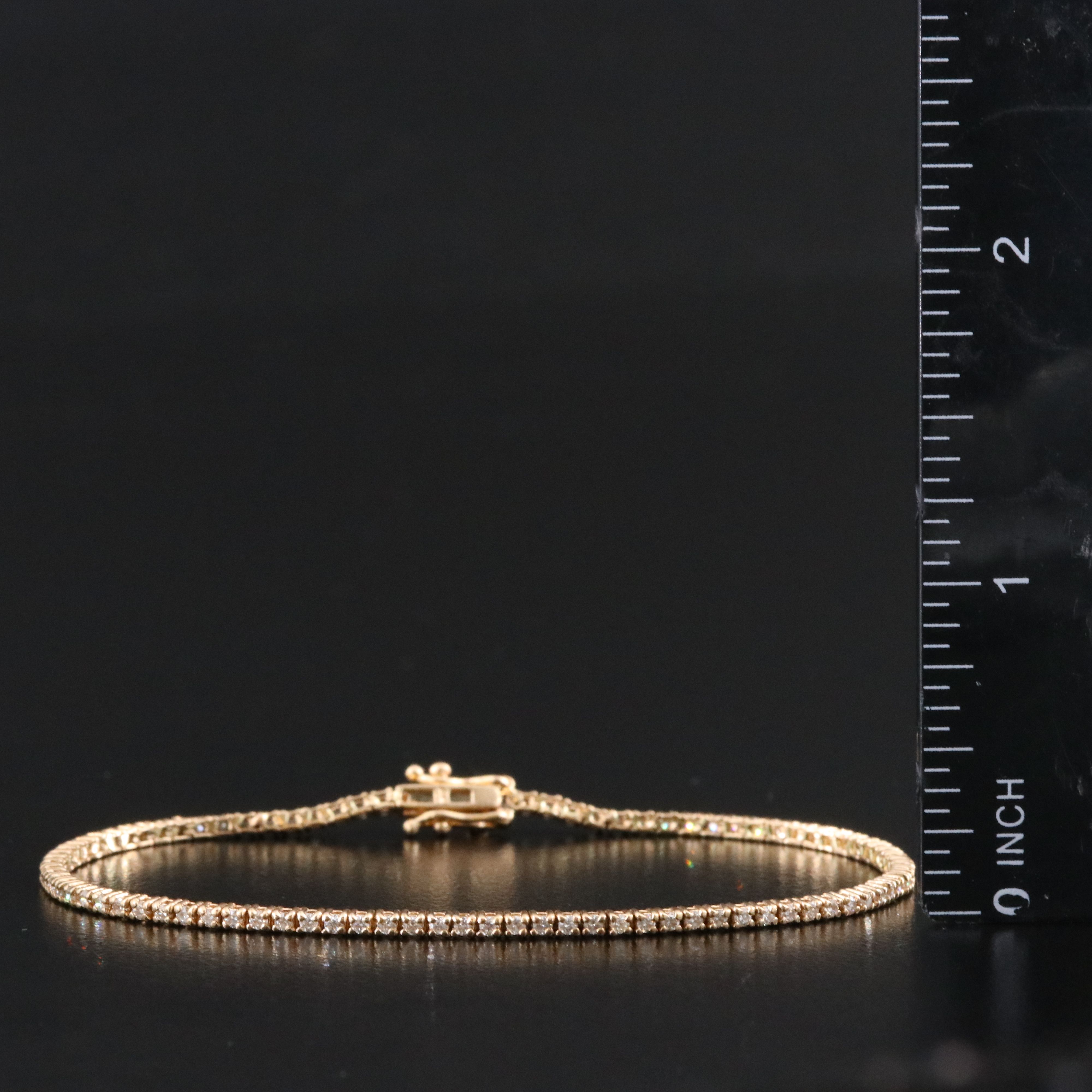 14K 1.26 CTW Diamond Line Bracelet