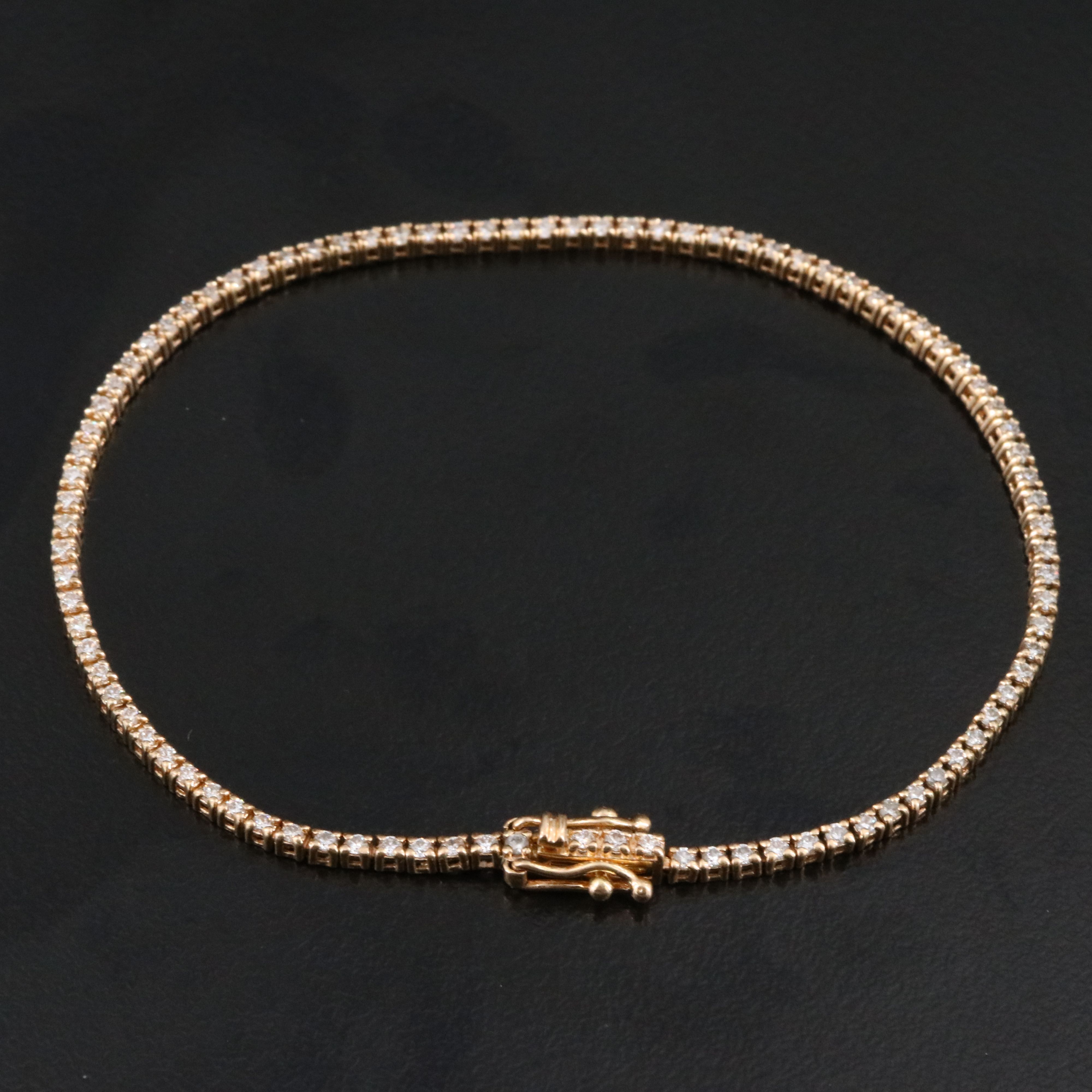 14K 1.26 CTW Diamond Line Bracelet