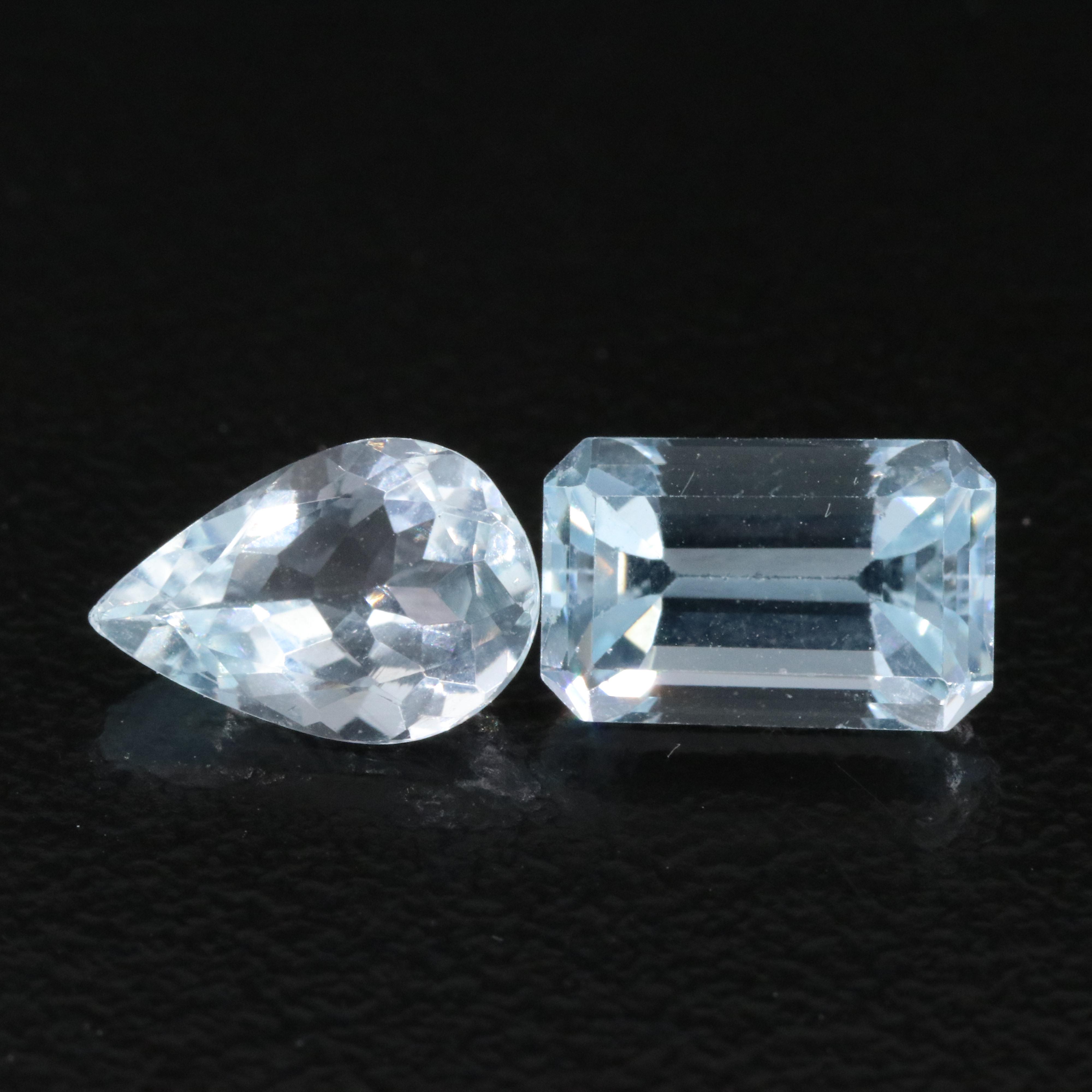 Loose 6.28 CTW Aquamarine Lot