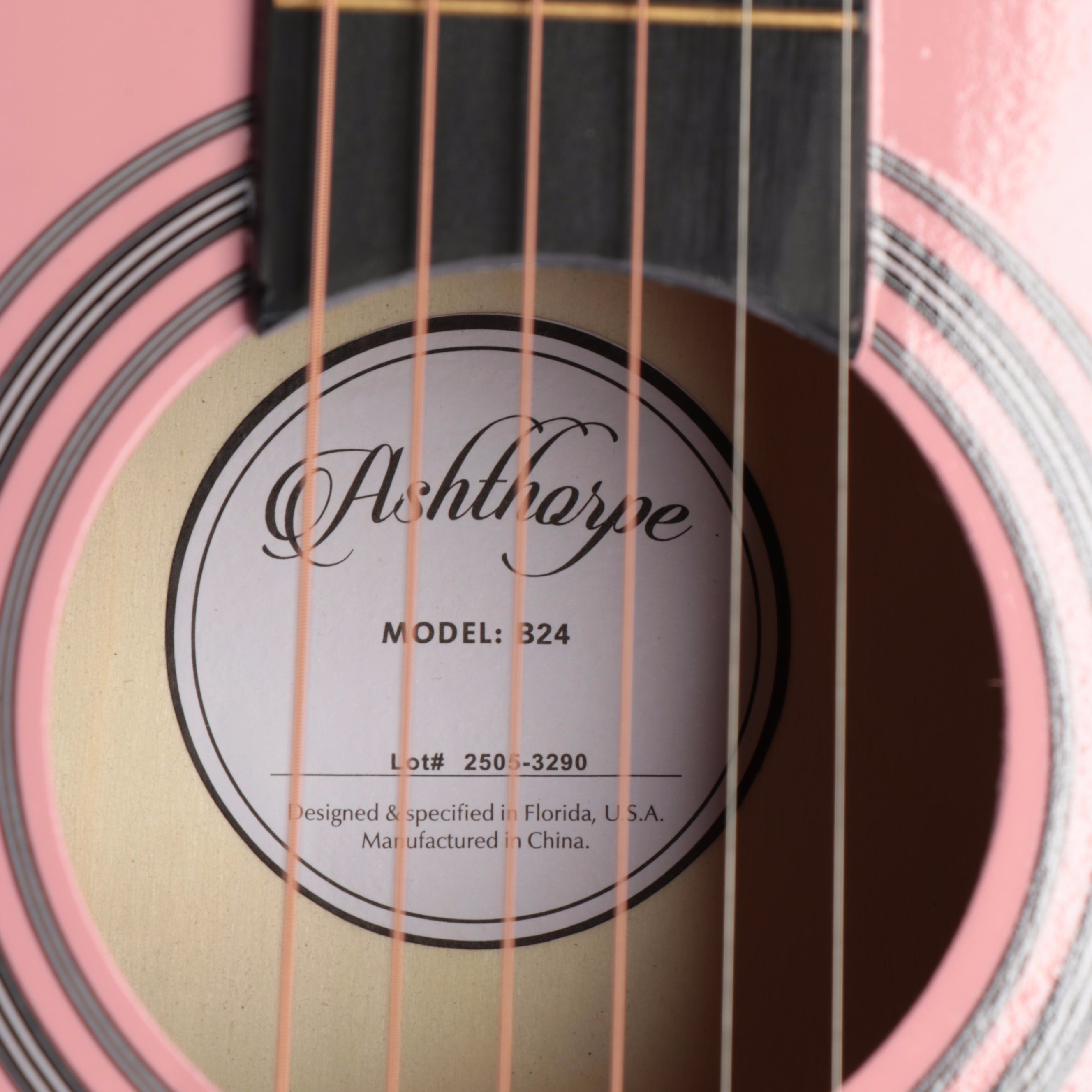 Taylor Swift Decal-Signed Ashthorpe Acoustic Guitar