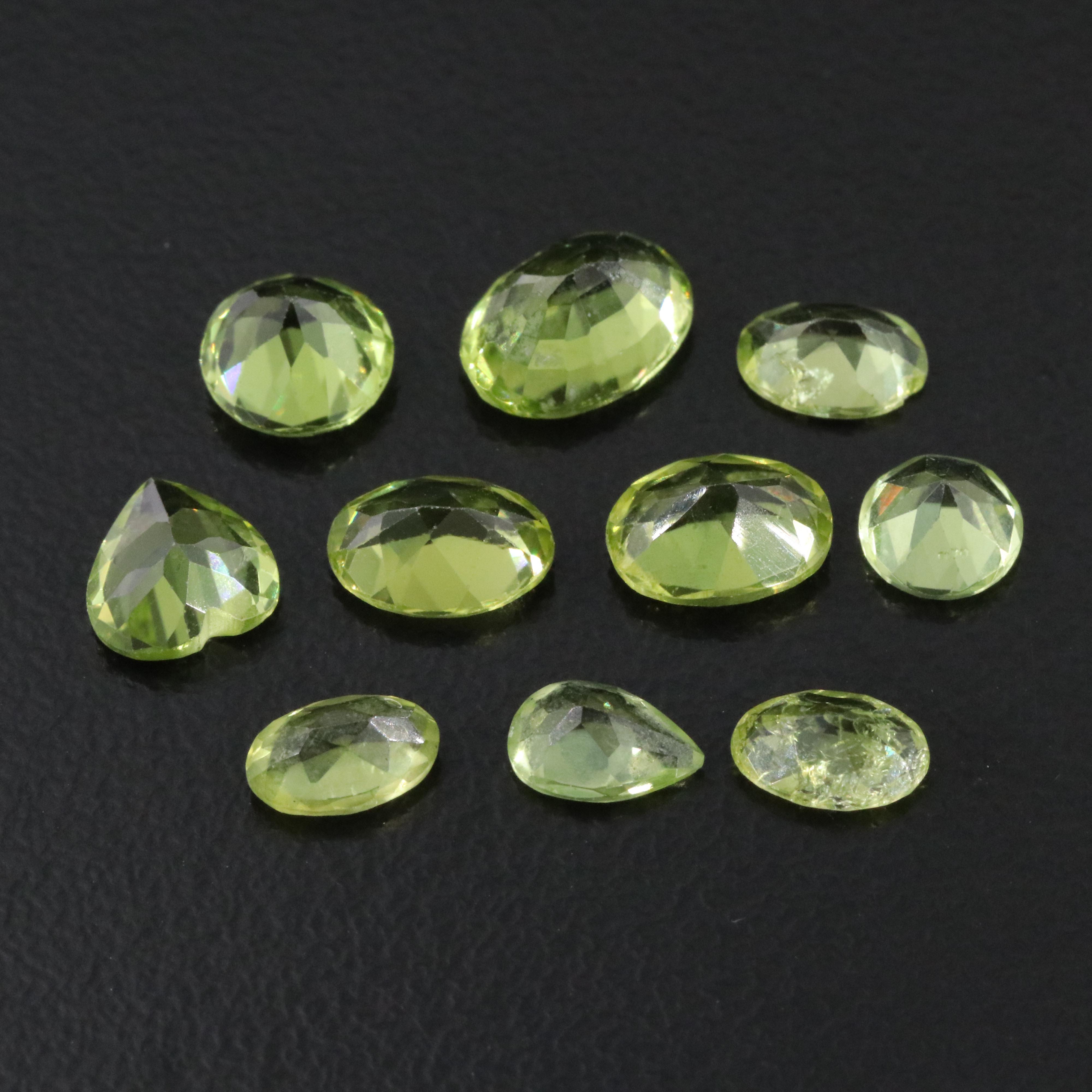 Loose 7.42 CTW Peridot Lot