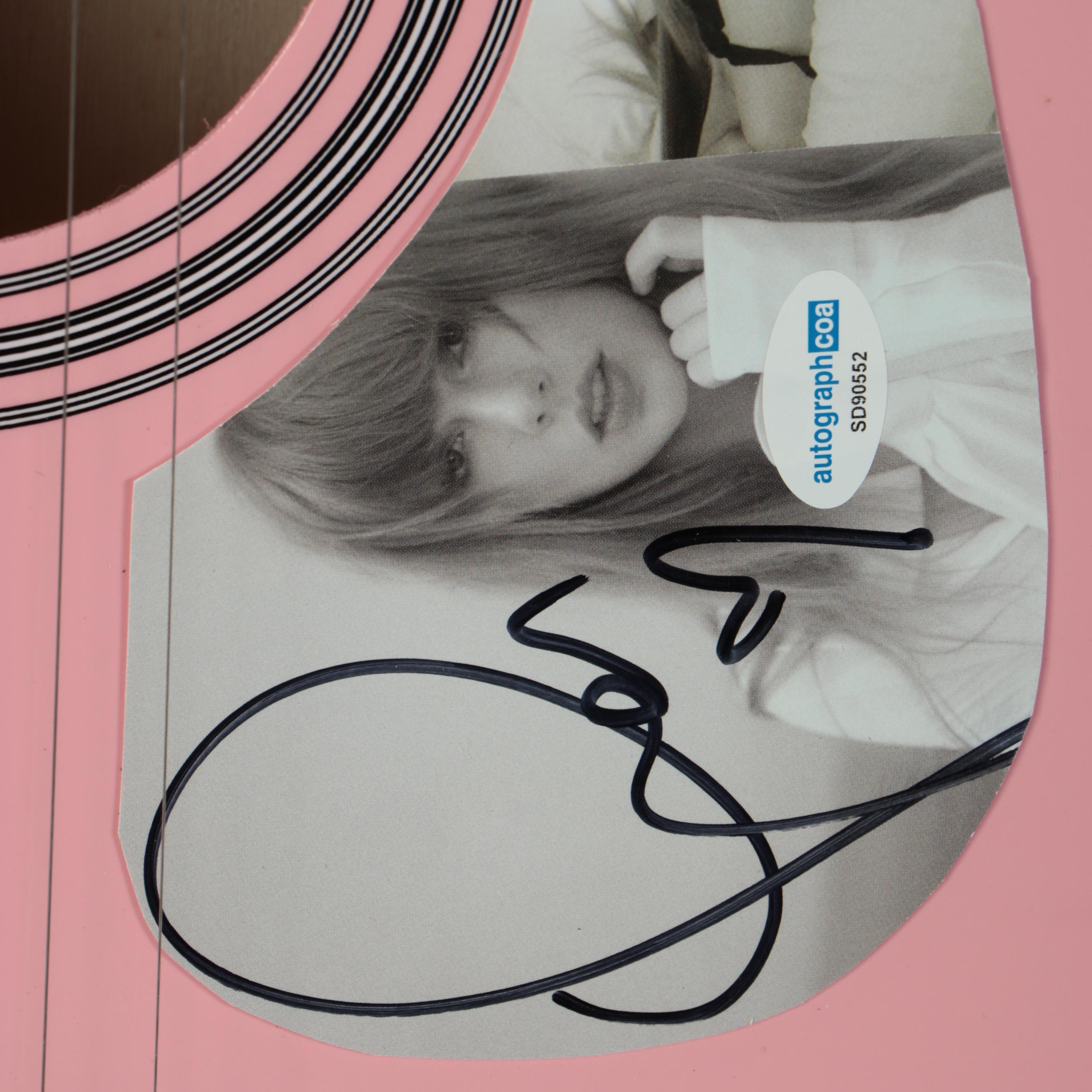 Taylor Swift Decal-Signed Ashthorpe Acoustic Guitar