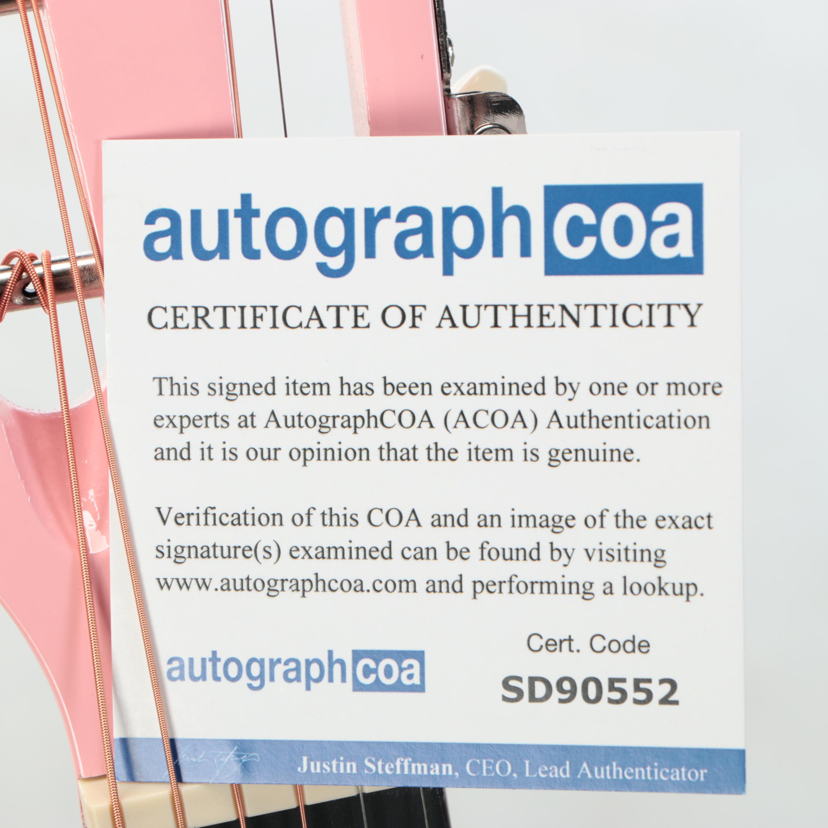 Taylor Swift Decal-Signed Ashthorpe Acoustic Guitar