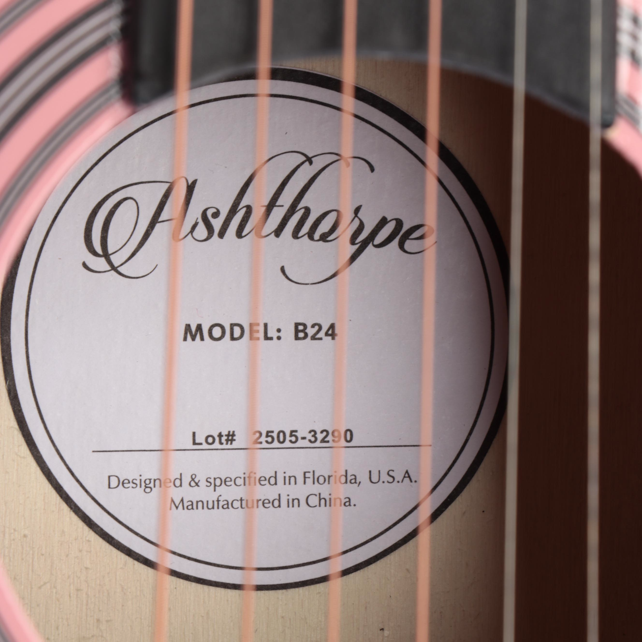 Taylor Swift Decal-Signed Ashthorpe Acoustic Guitar