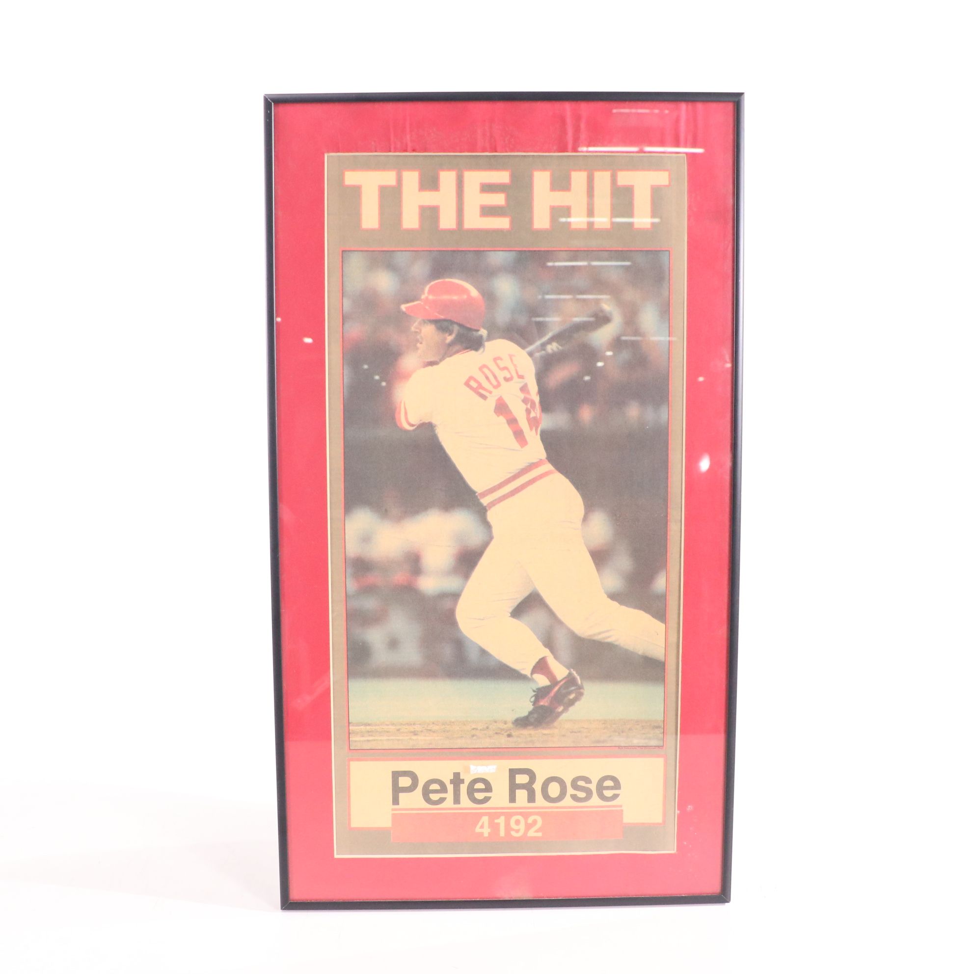 Pete Rose Memorabilia Group, Including Signed Framed Photo