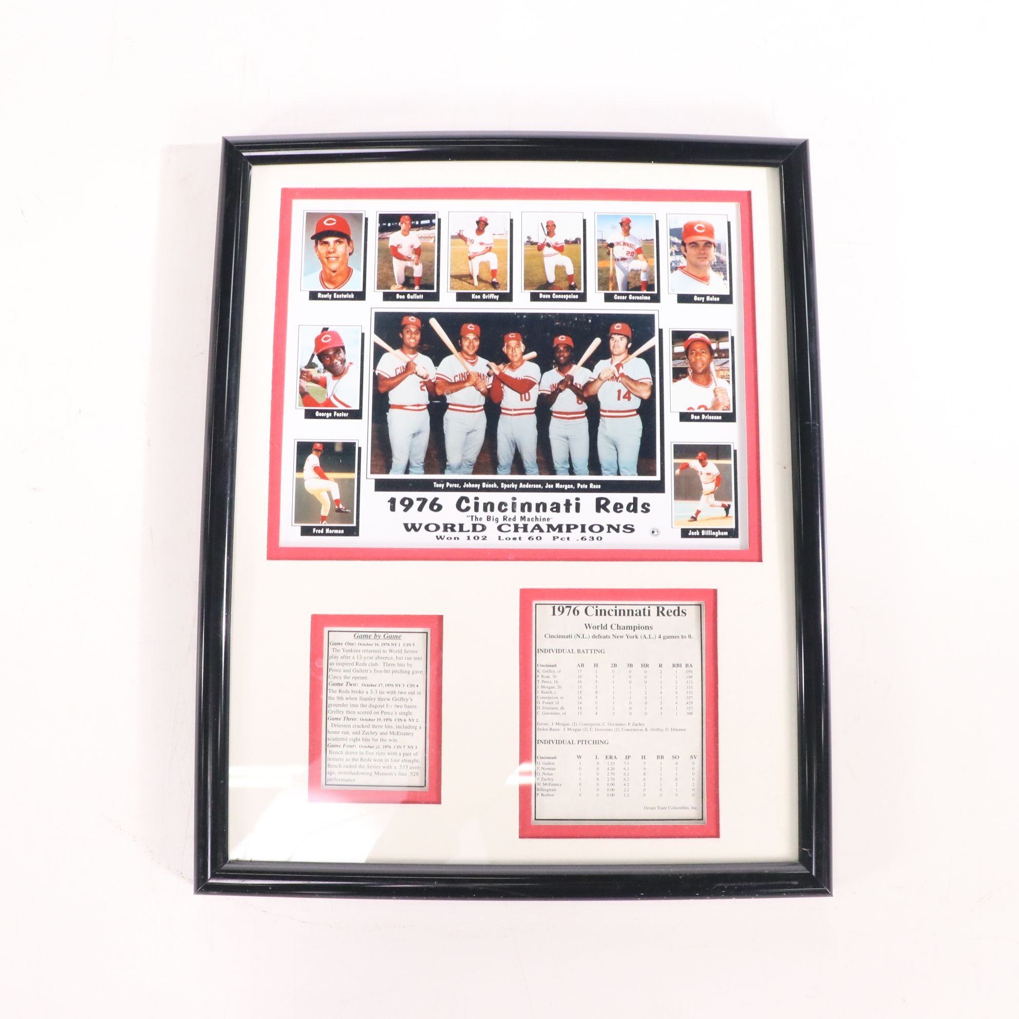 Pete Rose Memorabilia Group, Including Signed Framed Photo