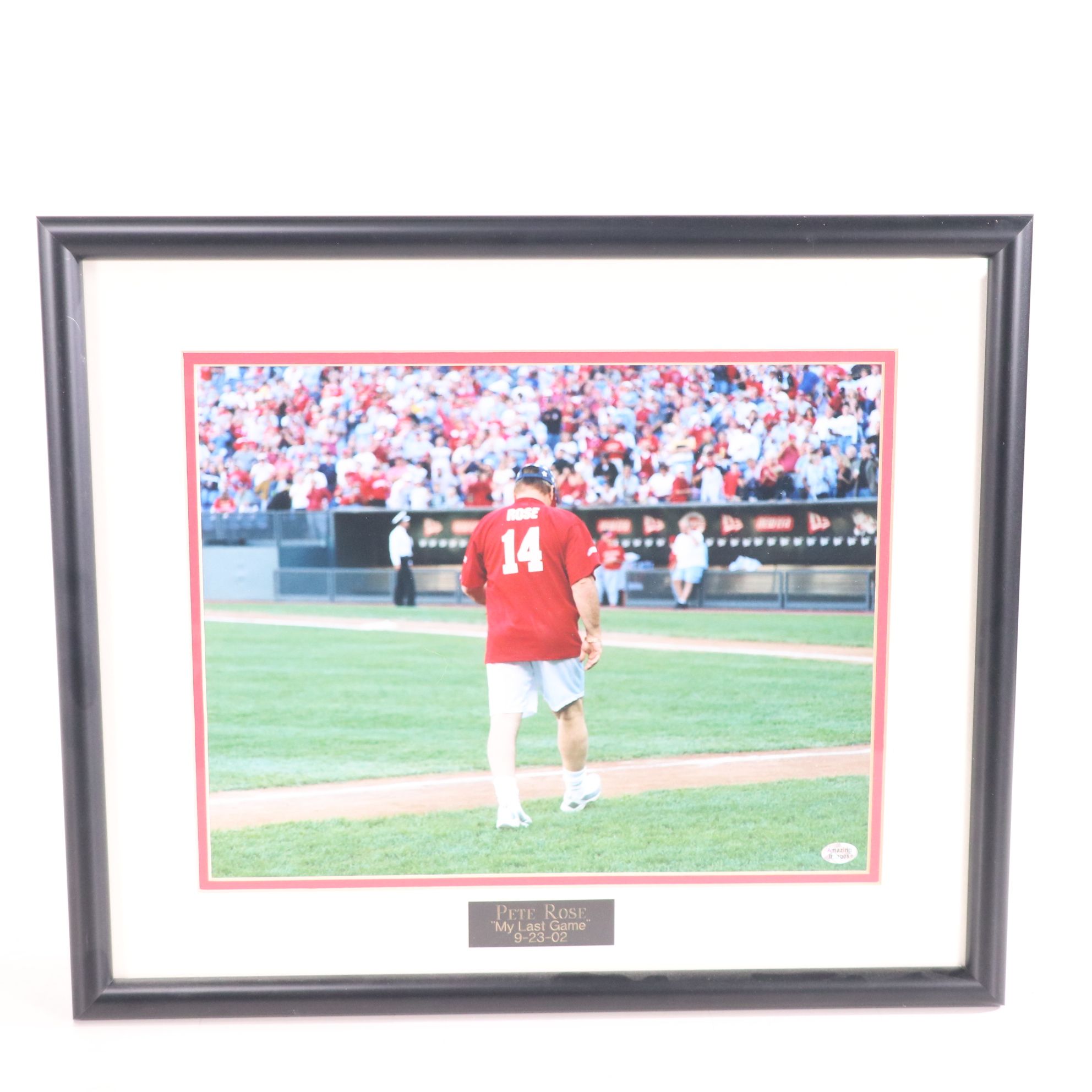 Pete Rose Memorabilia Group, Including Signed Framed Photo