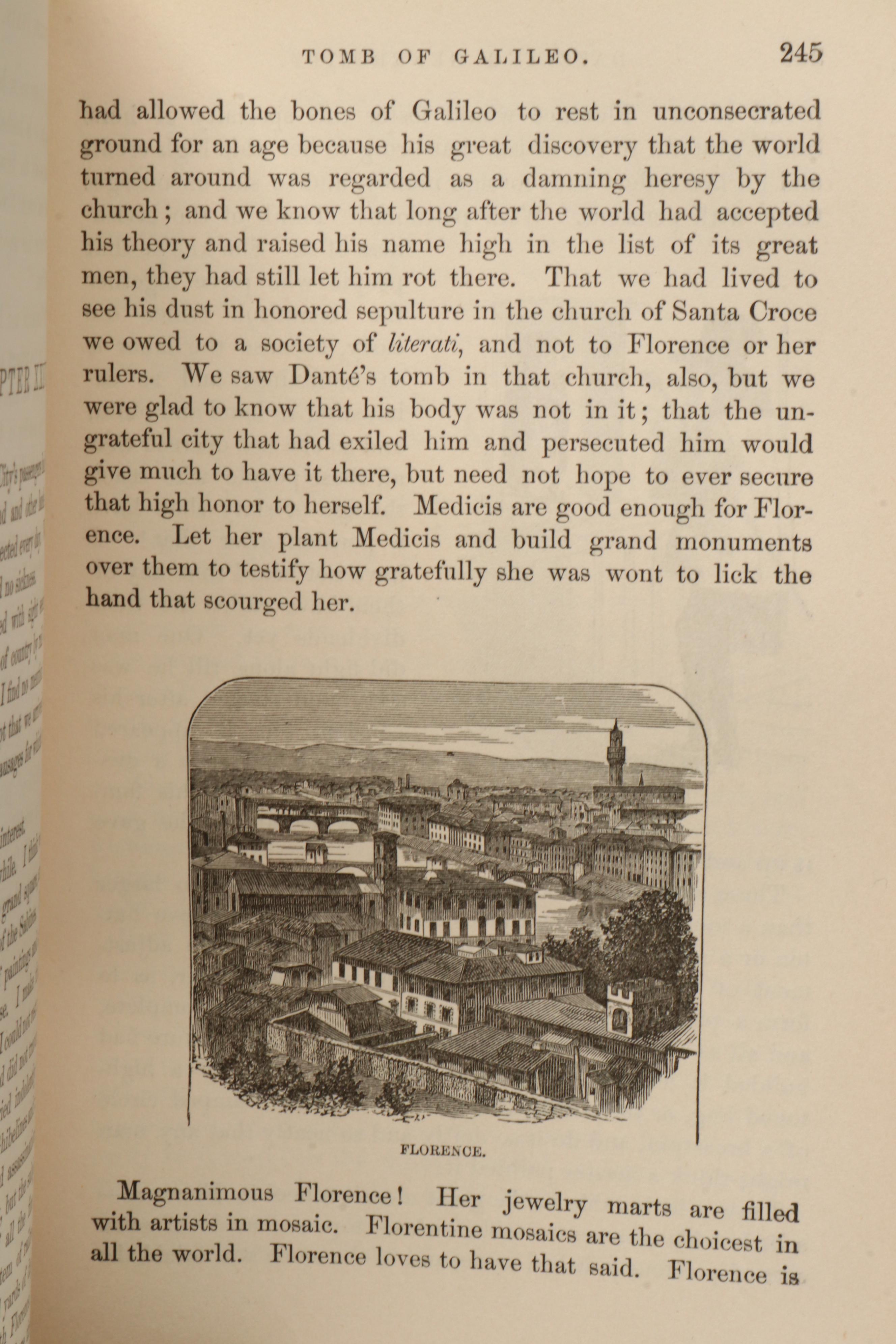 "The Innocents Abroad, or The New Pilgrims' Progress" by Mark Twain, 1895