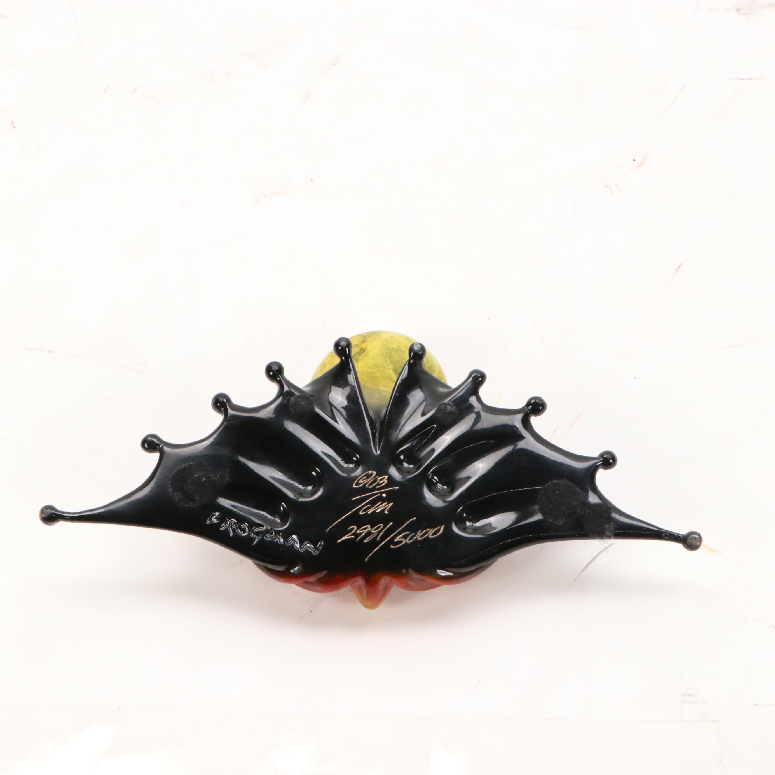 Tim Cotterill Cast Bronze Frogs "Zen" and "Flipper," 2000s