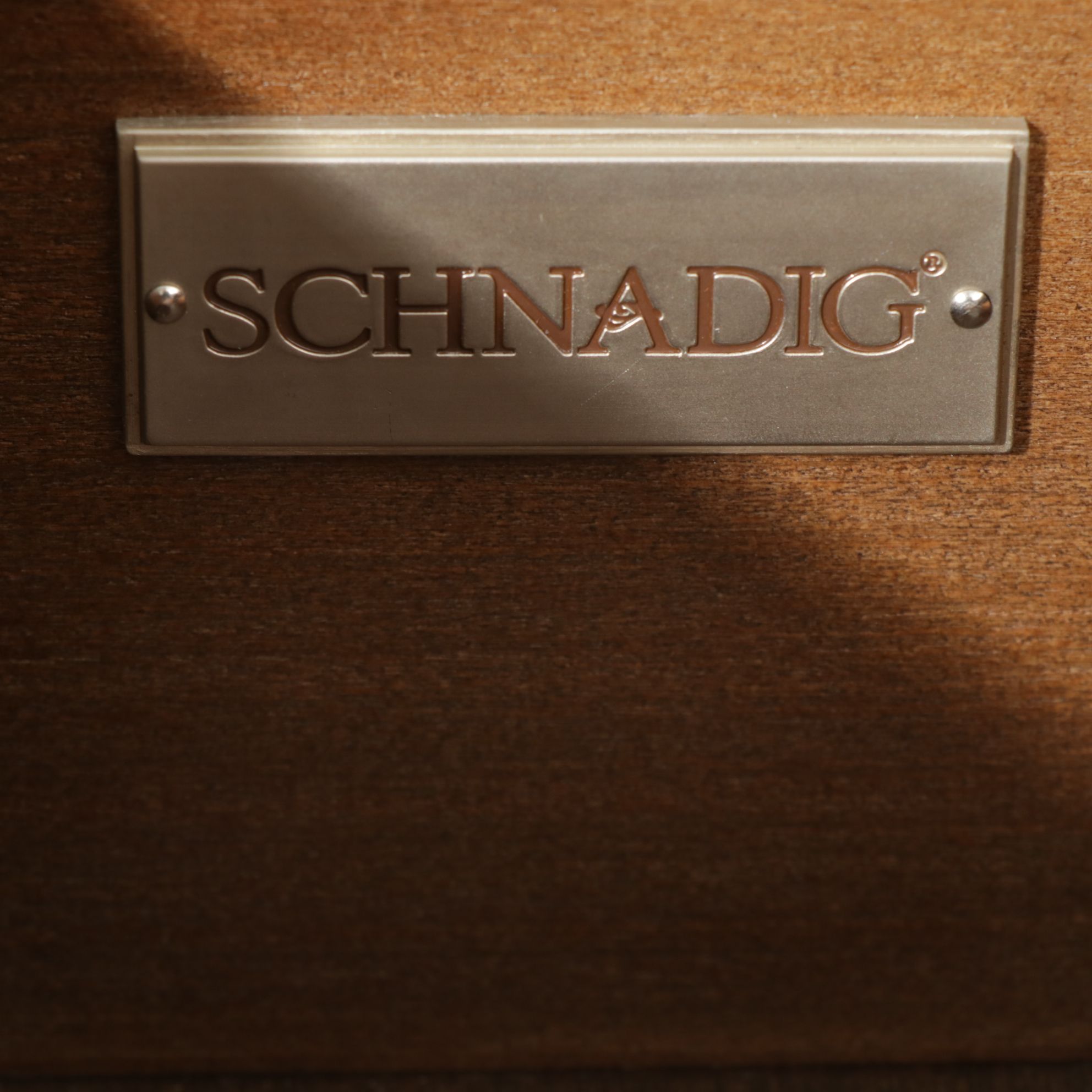 Schnadig Mahogany Sideboard with Marble Insert, 21st Century