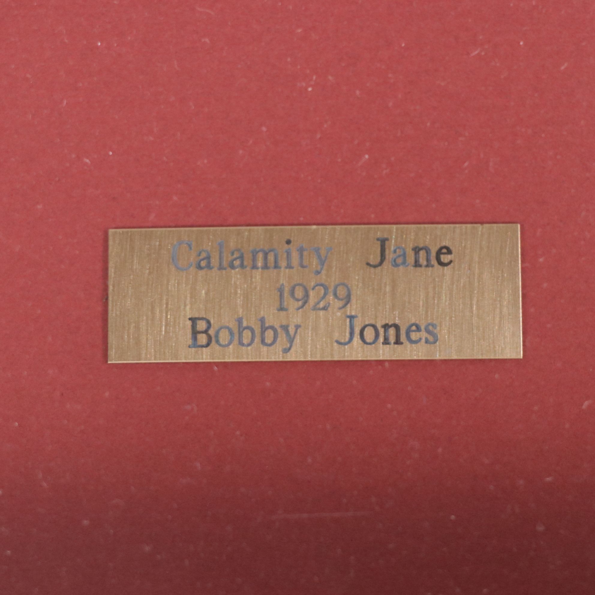 Bobby Jones "Calamity Jane" Player Model Replica Putter with Display