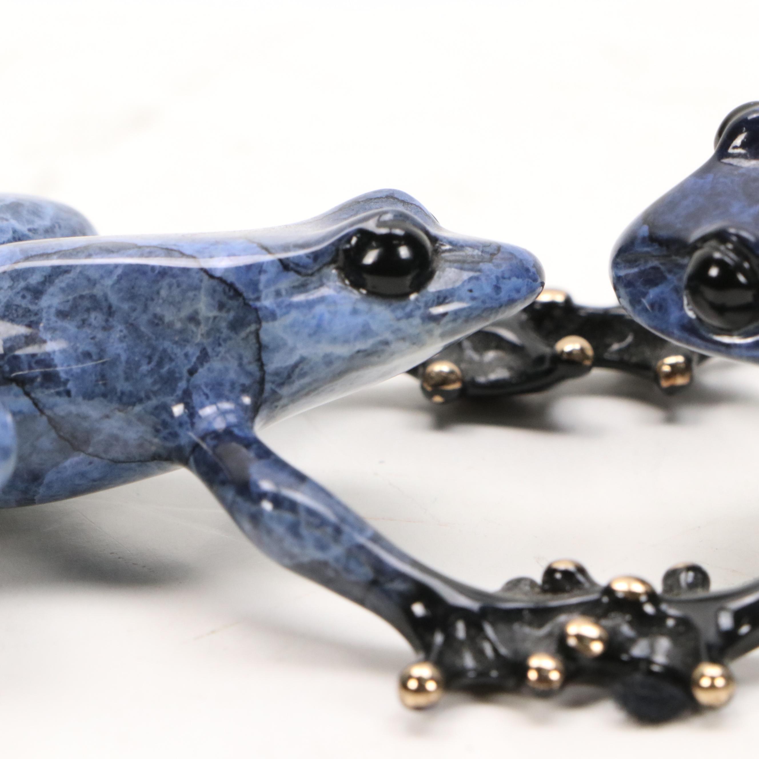 Tim Cotterill Cast Bronze Frogs "Cosmos," 2010