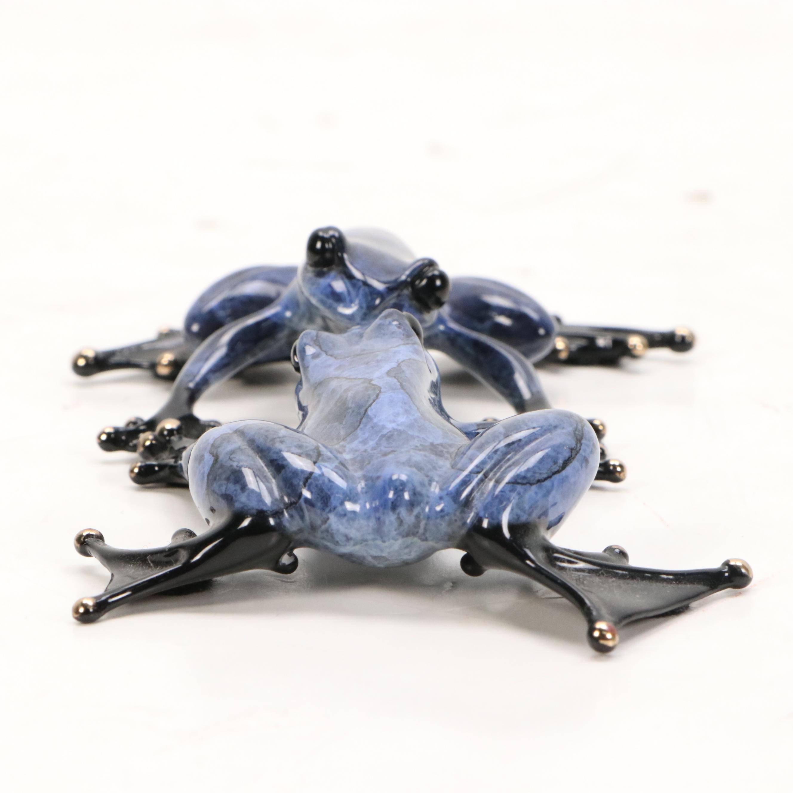 Tim Cotterill Cast Bronze Frogs "Cosmos," 2010