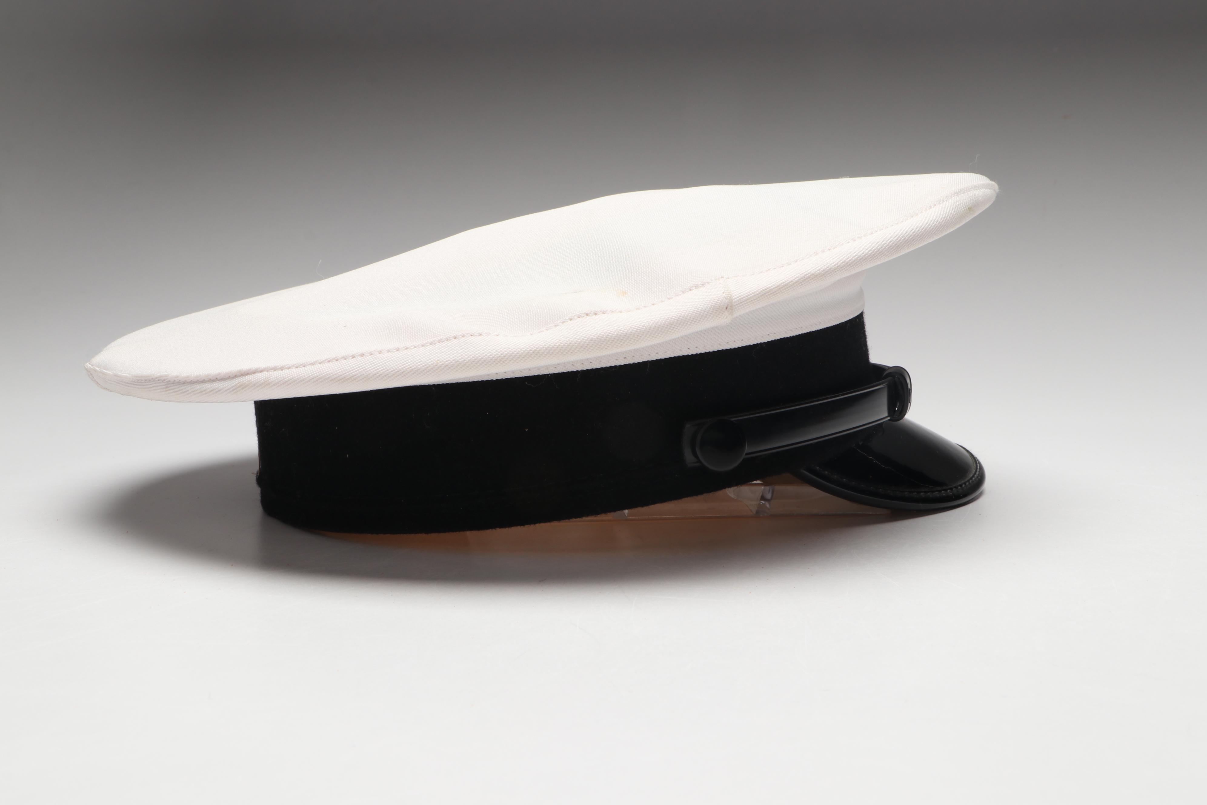 Queen Elizabeth 2 World Cruise Stationery and Naval Peaked Cap