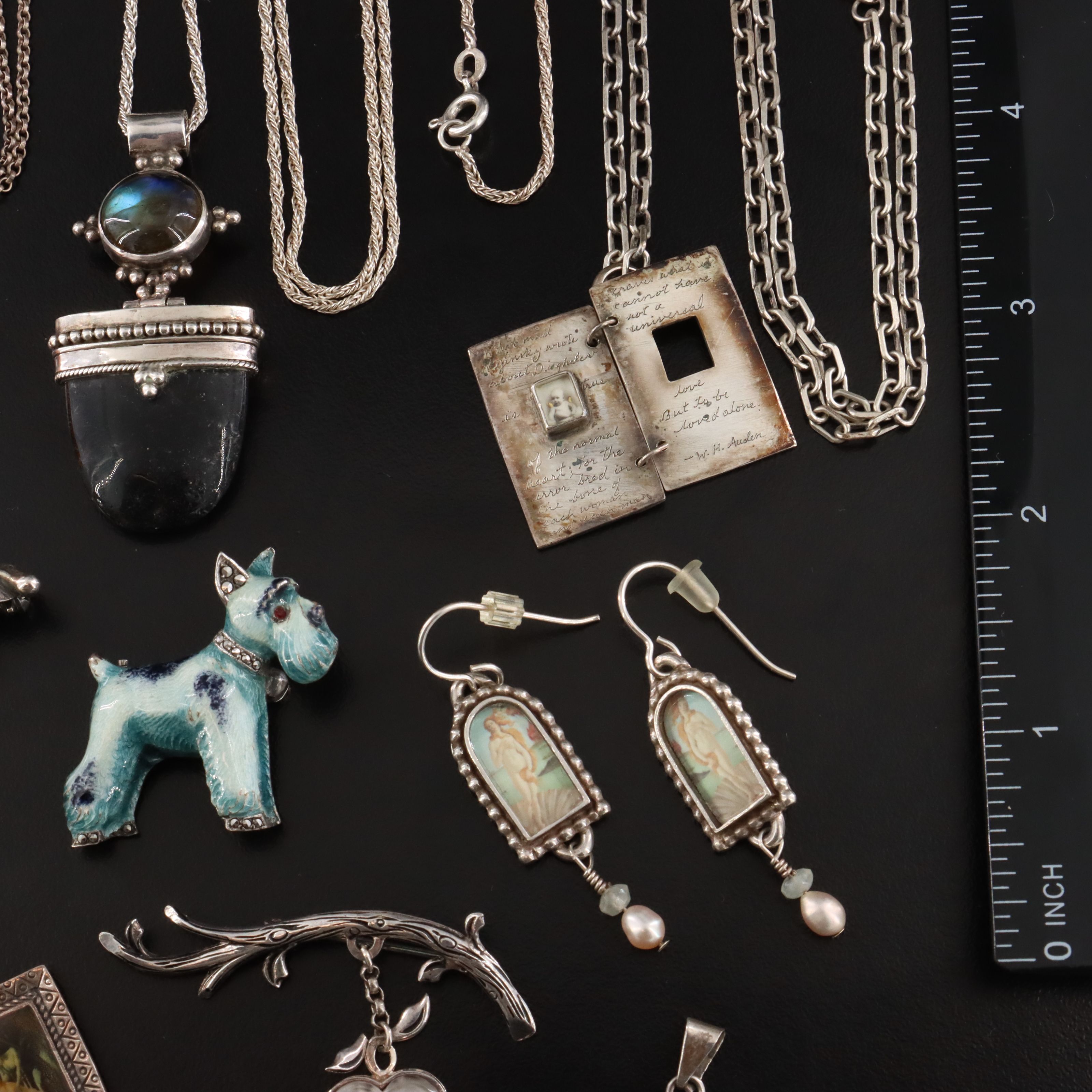 Labradorite and Dawn Estrin of Bijoux Granique Featured in Sterling Jewelry