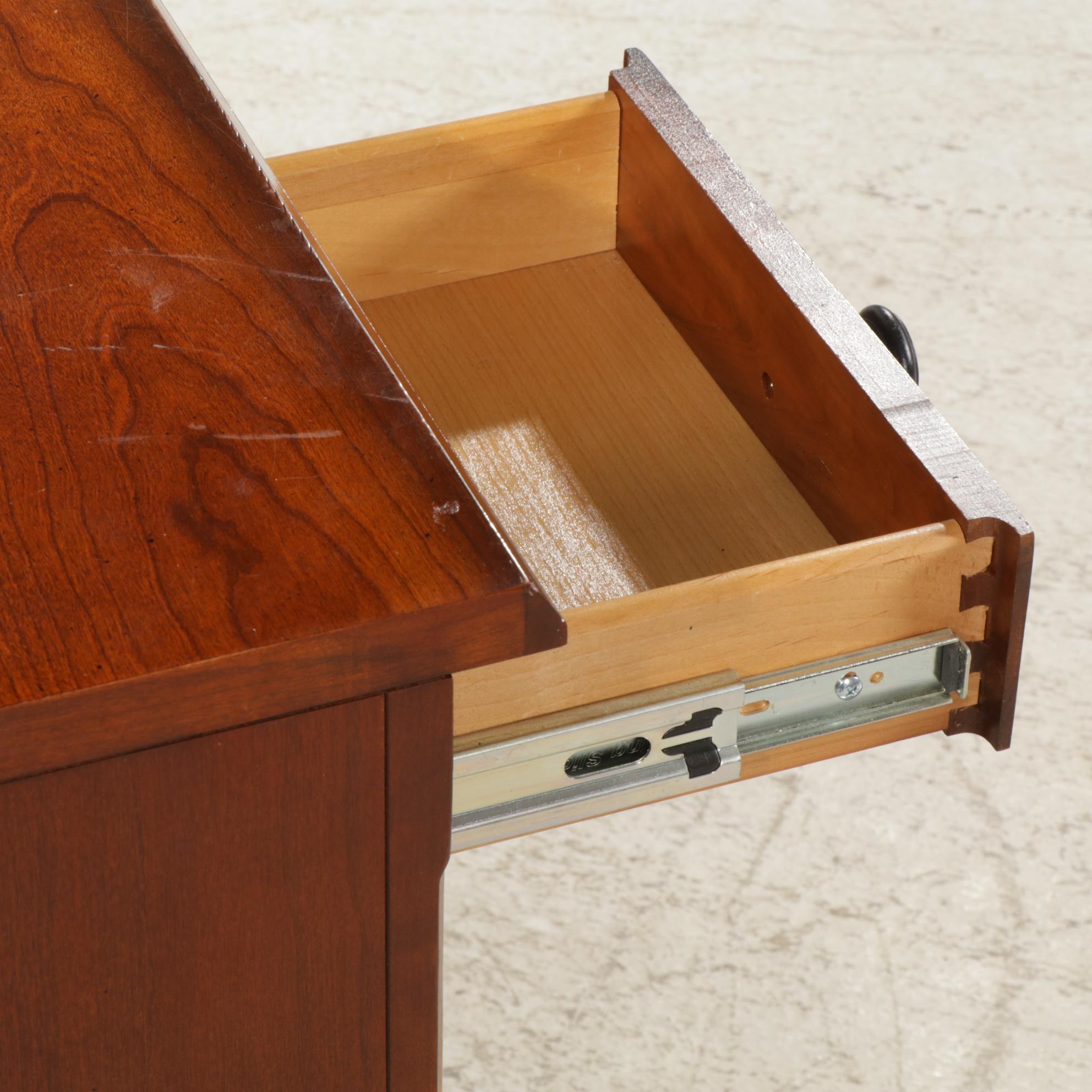 Wood Kneehole Desk, 21st Century