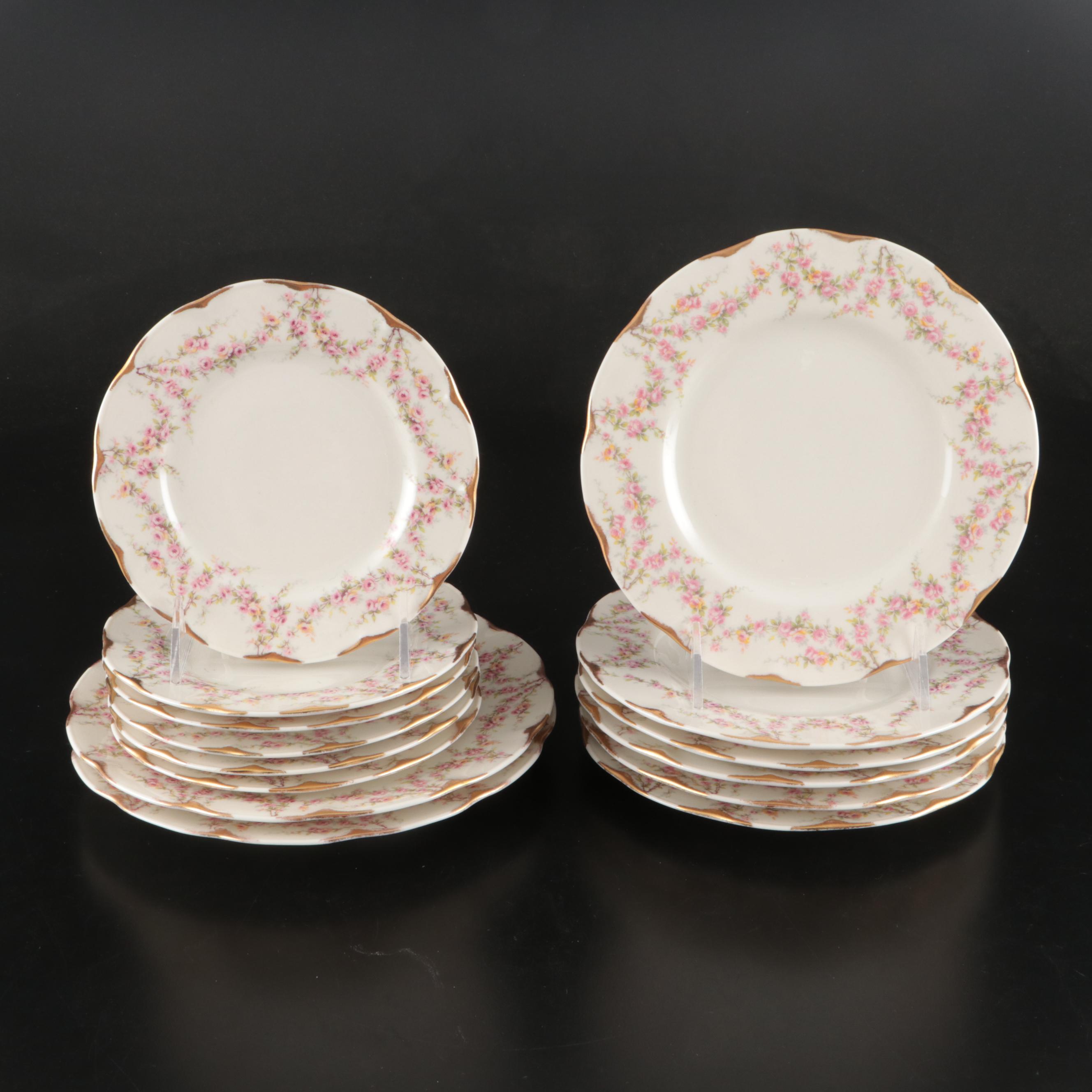 Theodore Haviland "Varenne" Porcelain Dinnerware, Early to Mid-20th Century