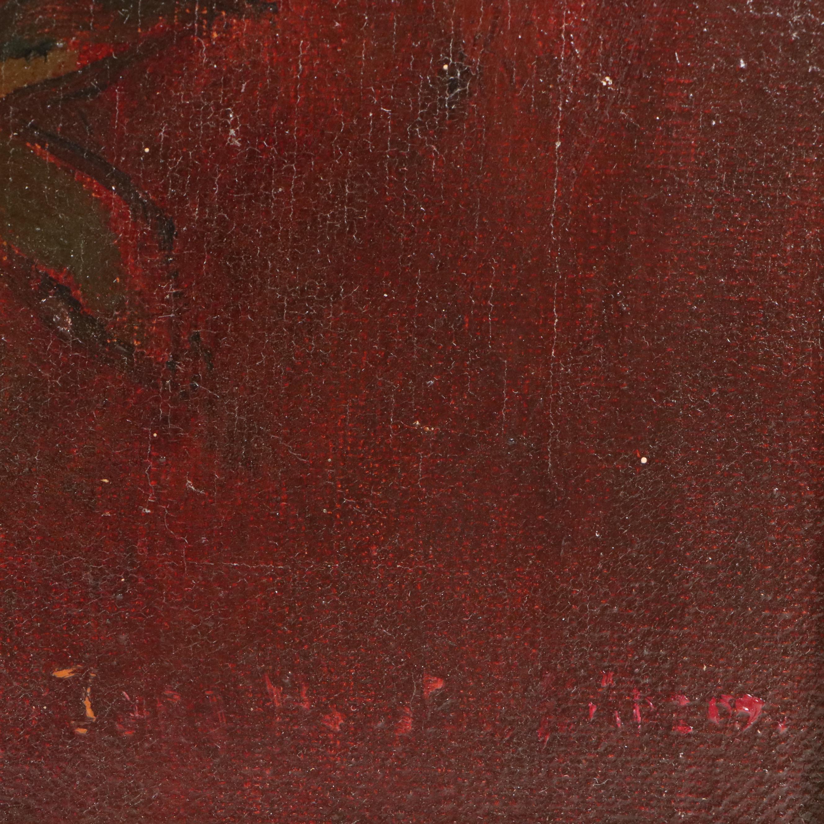 Jane Kilham Dutch Style Floral Still Life Oil Painting, Early 20th Century