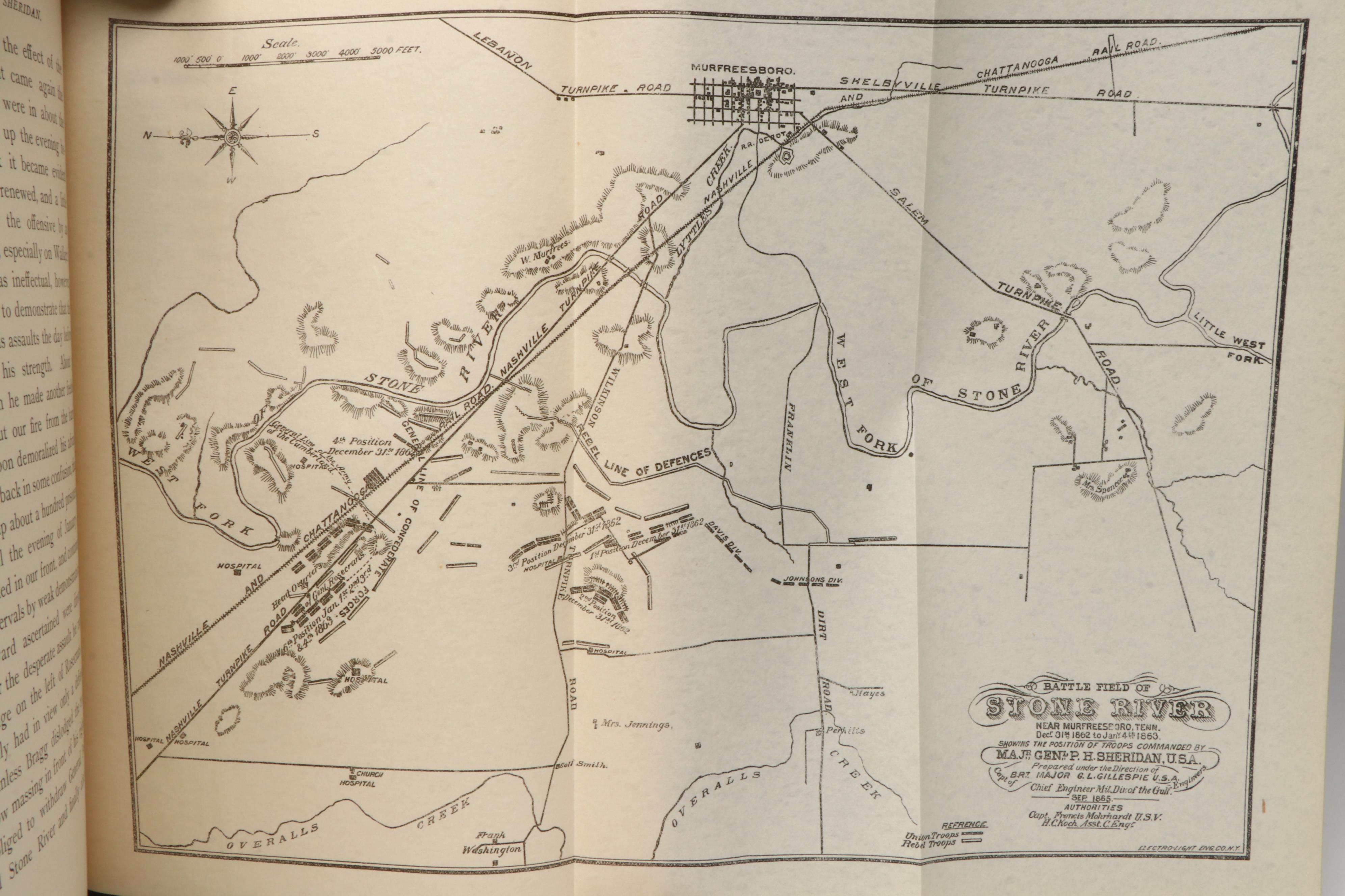 First Edition "Personal Memoirs of P. H. Sheridan" Two-Volume Set, 1888