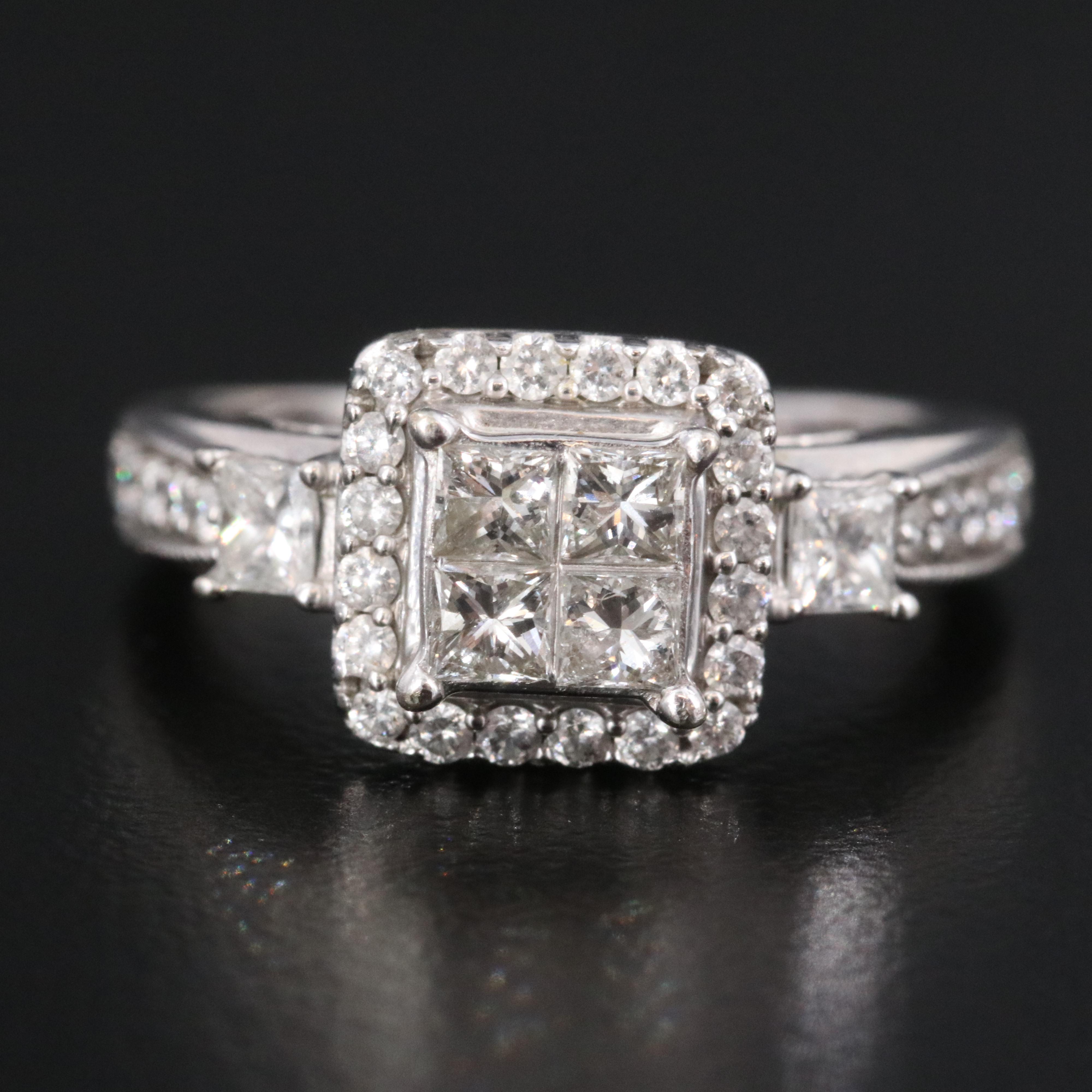 10K 1.02 CTW Diamond Ring