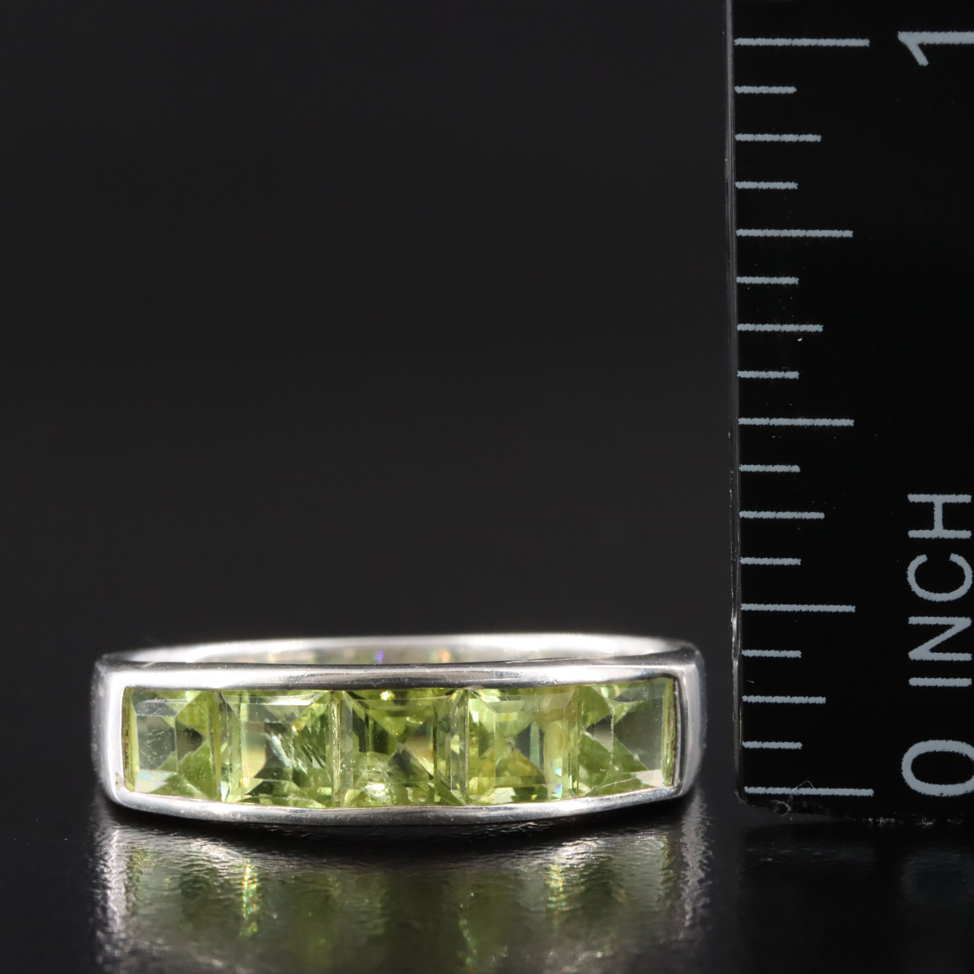 Sterling Peridot Ring
