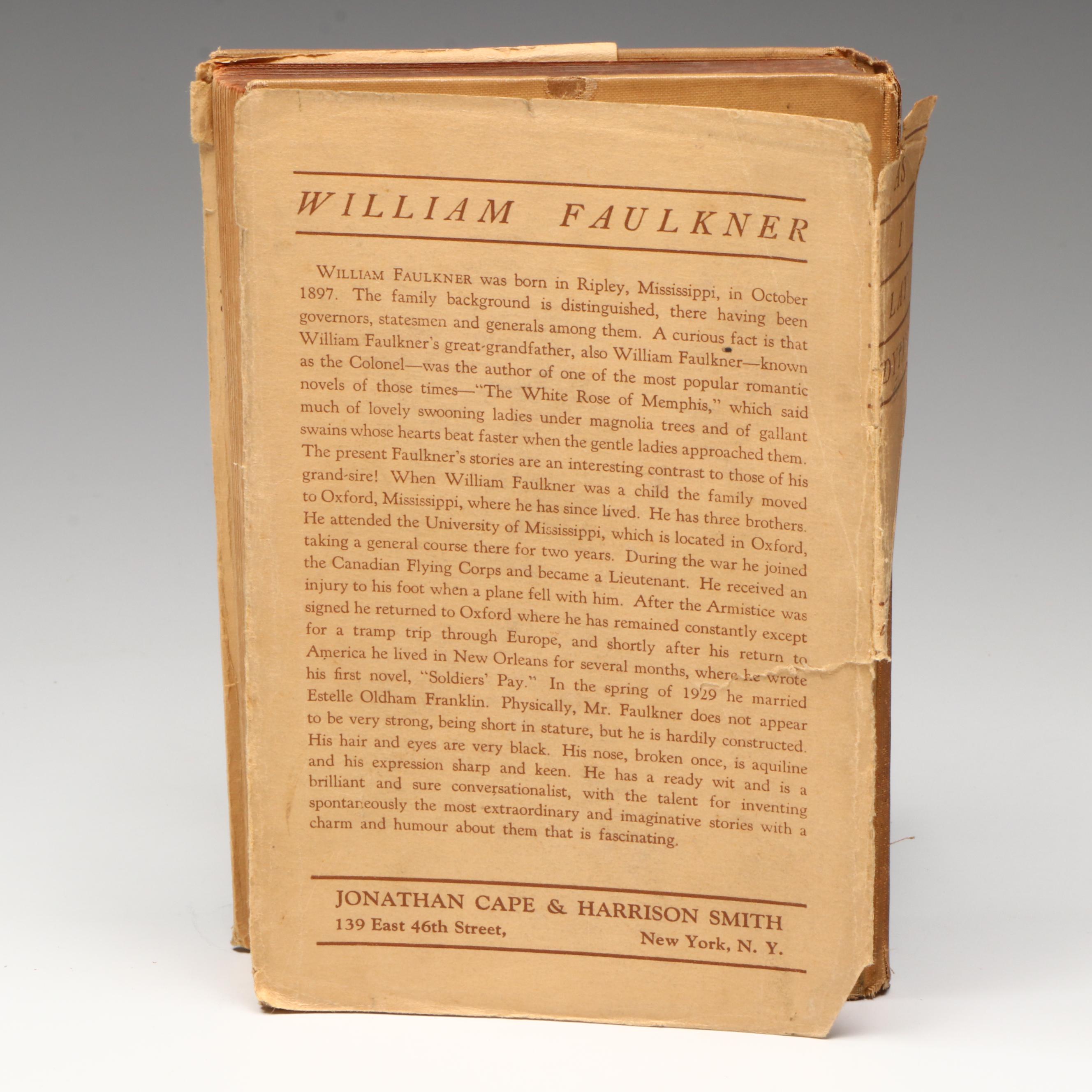 First Edition, First Issue "As I Lay Dying" by William Faulkner, 1930