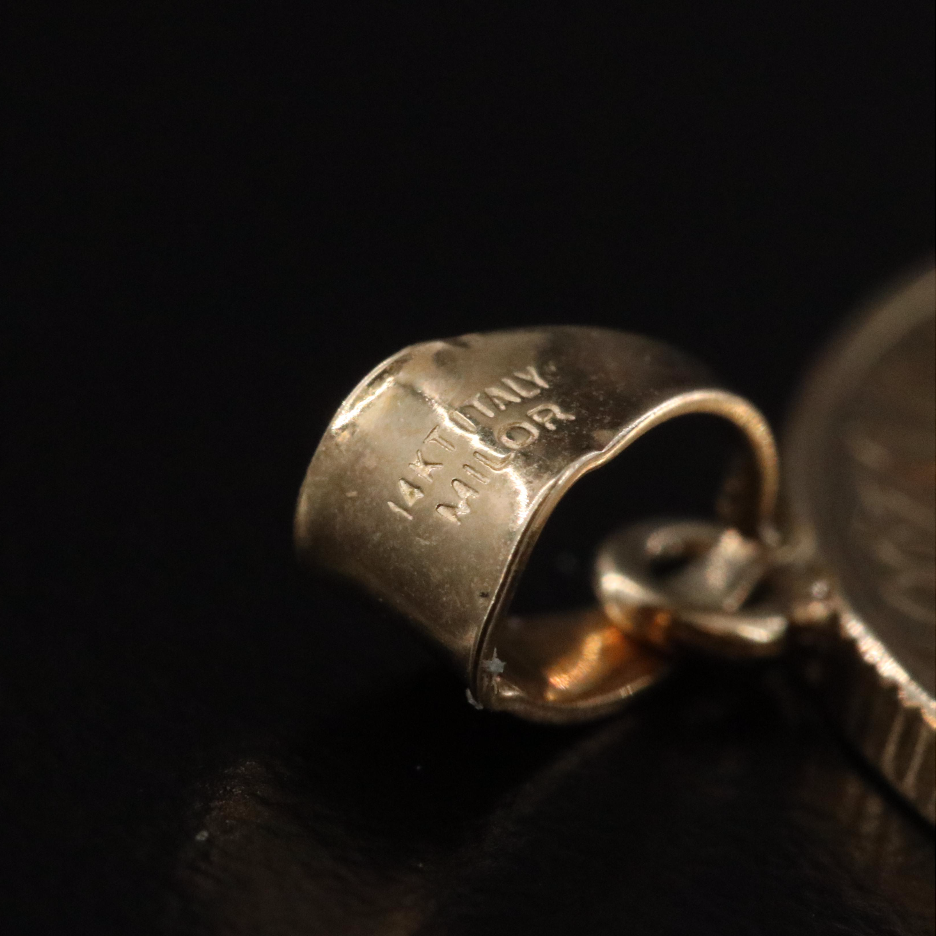 1999 Vatican 200-Lire Coin of Pope John Paul II Pendant