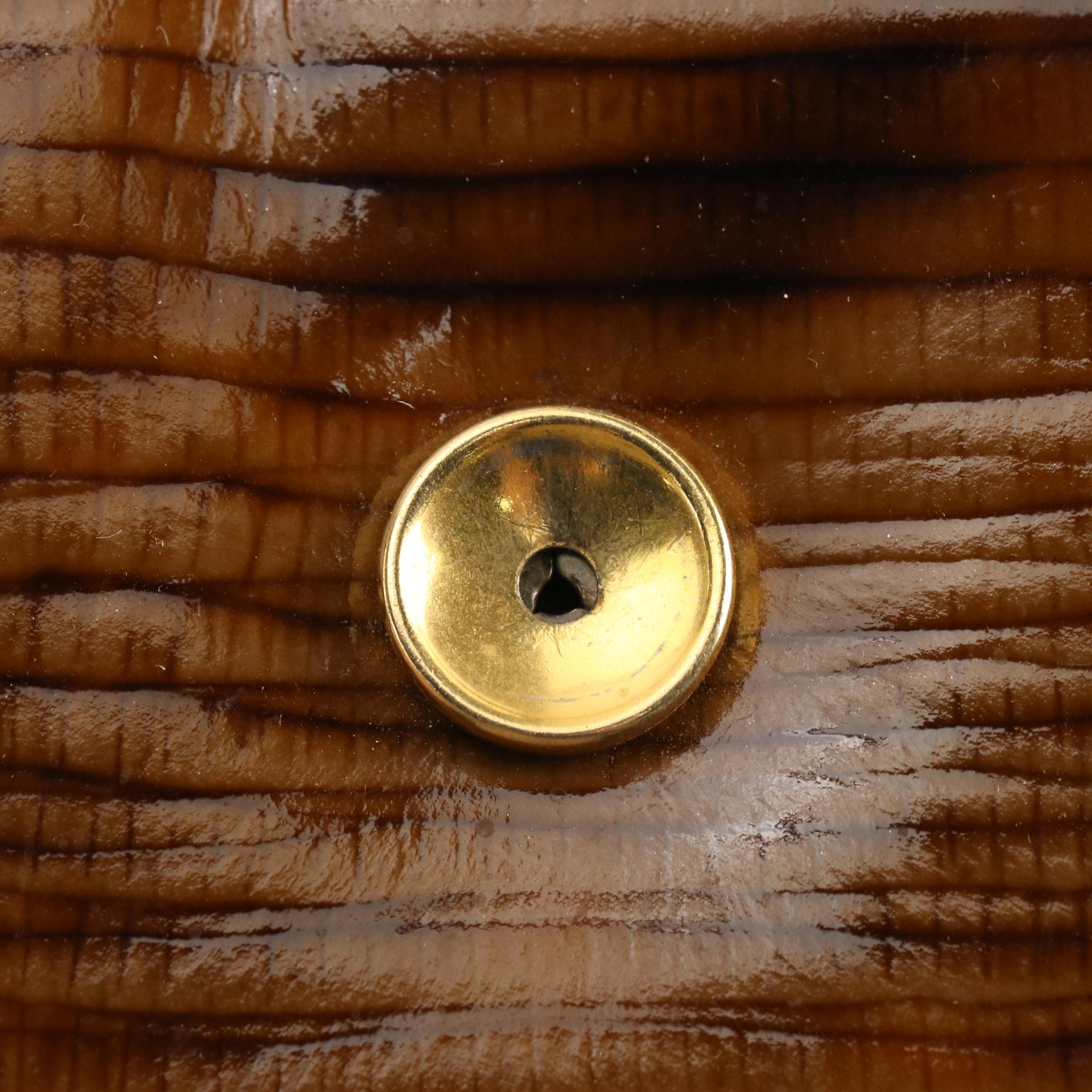 Alligator Framed and Stitch Work Alligator Bags W/  Embossed Lizard Skin Handbag