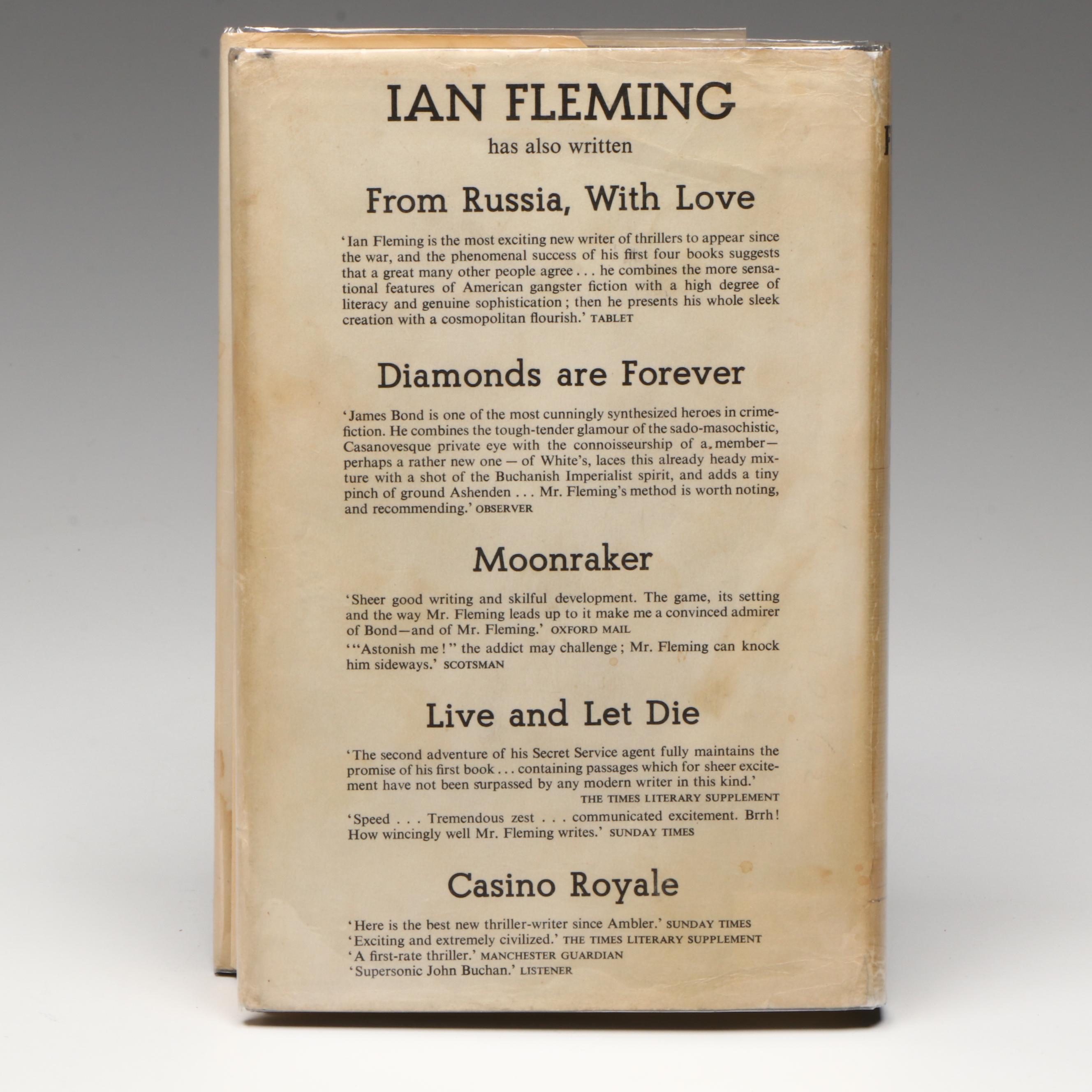 First UK Edition "Goldfinger" by Ian Fleming, 1959