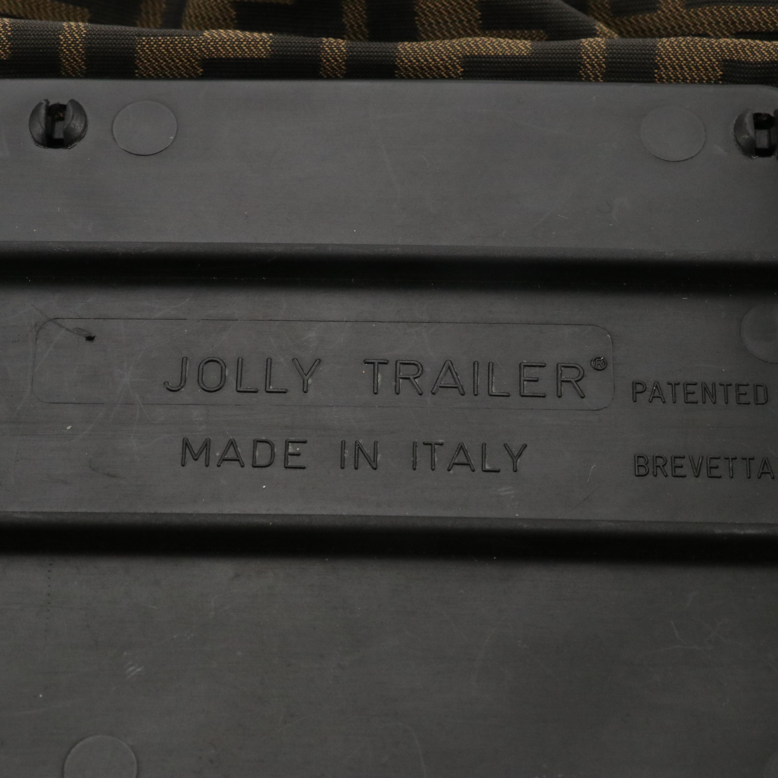 Fendi Rolling Trolley Folding Tote in Zucca Jacquard Canvas