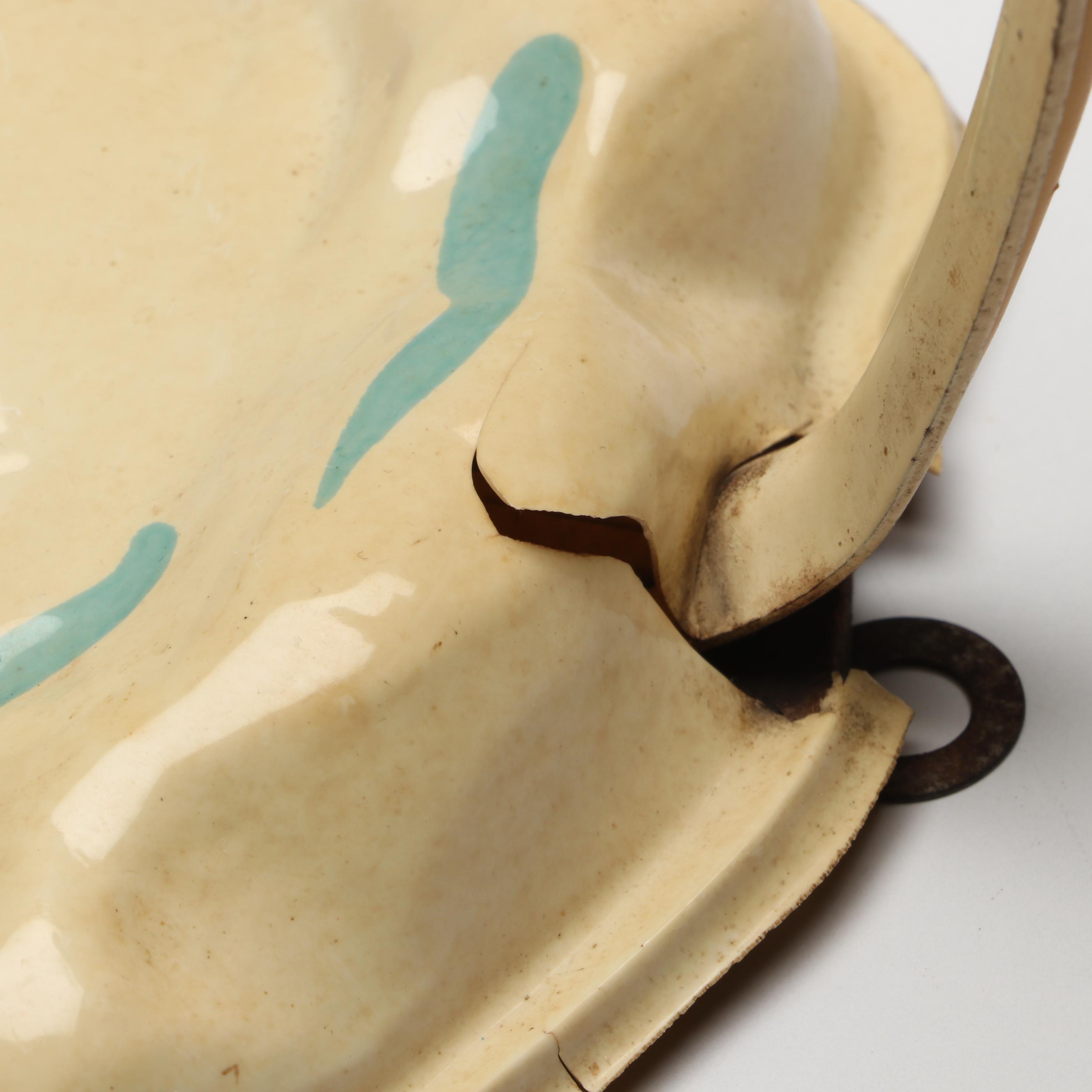 Walt Disney and Bradley Mickey Mouse Alarm Clock with Chef Wall Lamp