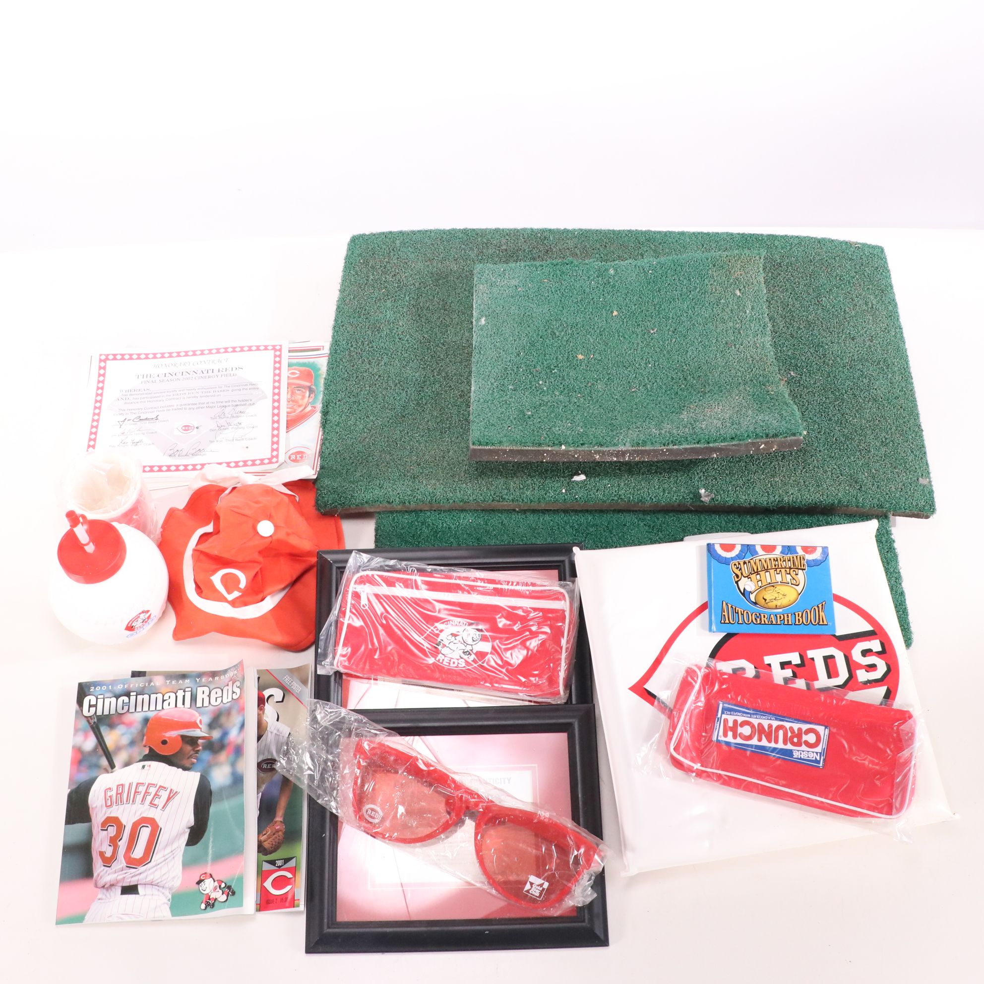 Cinergy Field Infield Dirt with Other Cincinnati Reds Memorabilia and More
