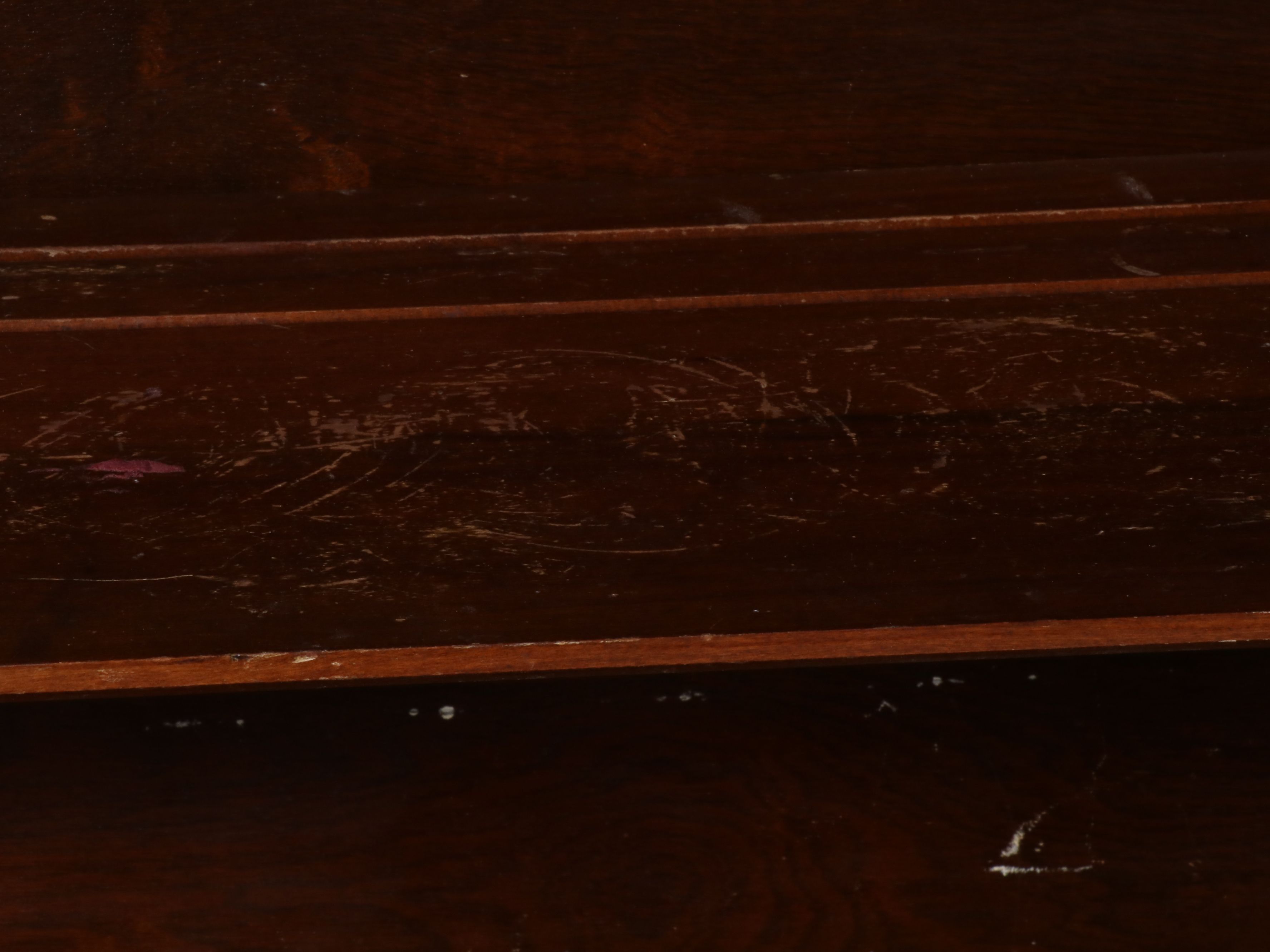 Sheraton Style Walnut China Cabinet, Early 20th Century