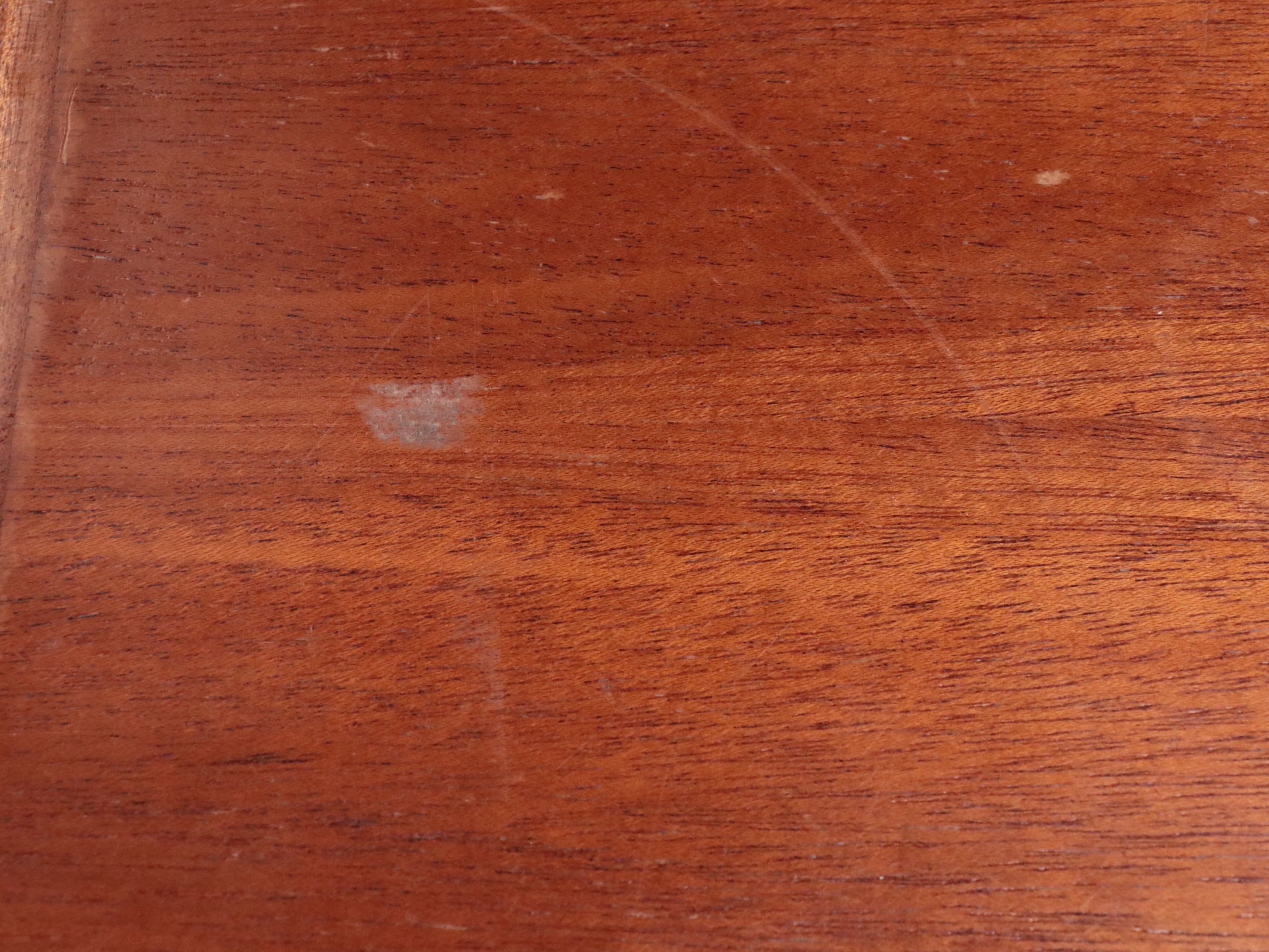 Baroque Style Mahogany Trestle Table, Late 20th Century