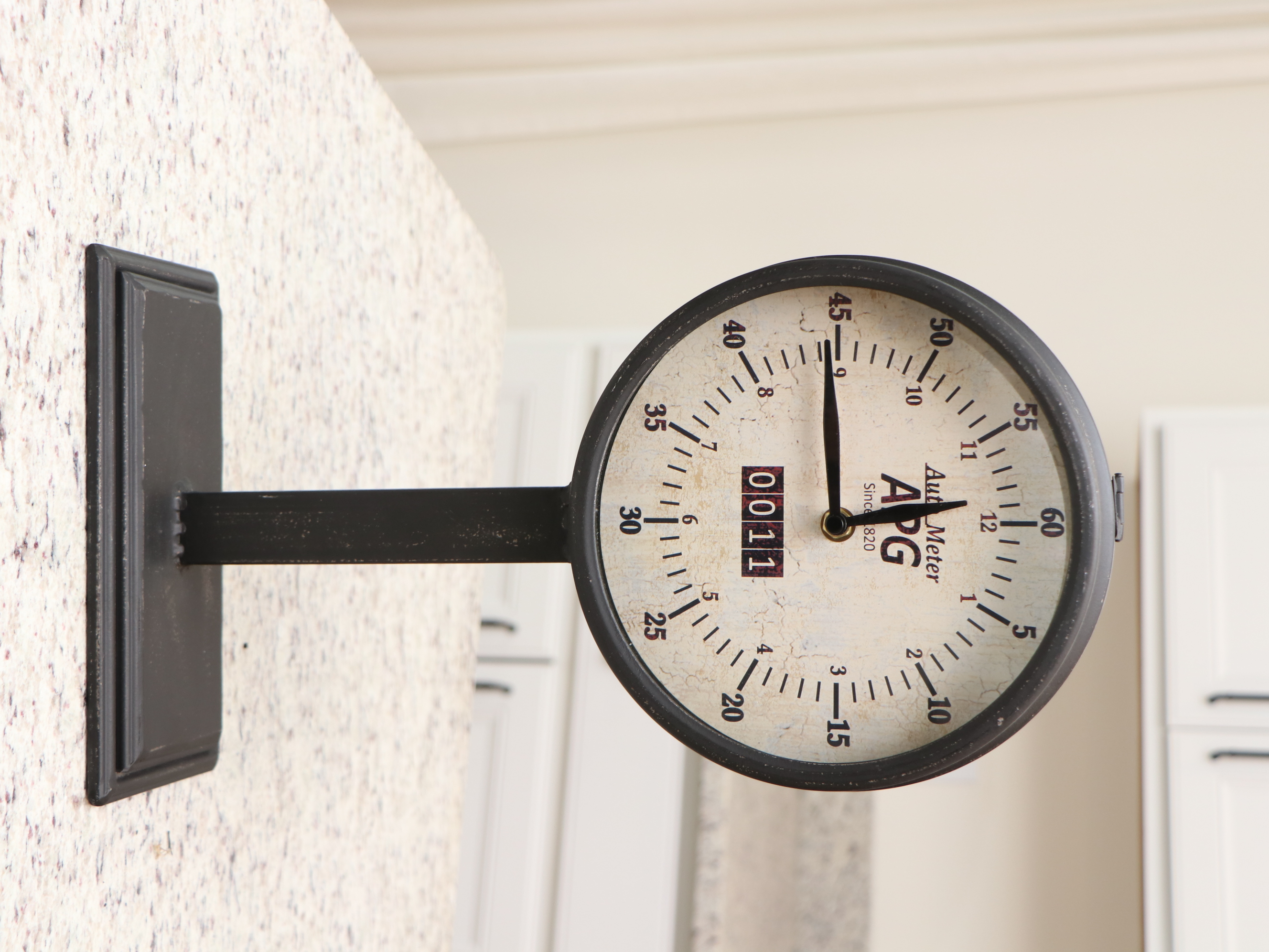 Mercana Squally Glass Textured Vases with Mercana Mantel Clock