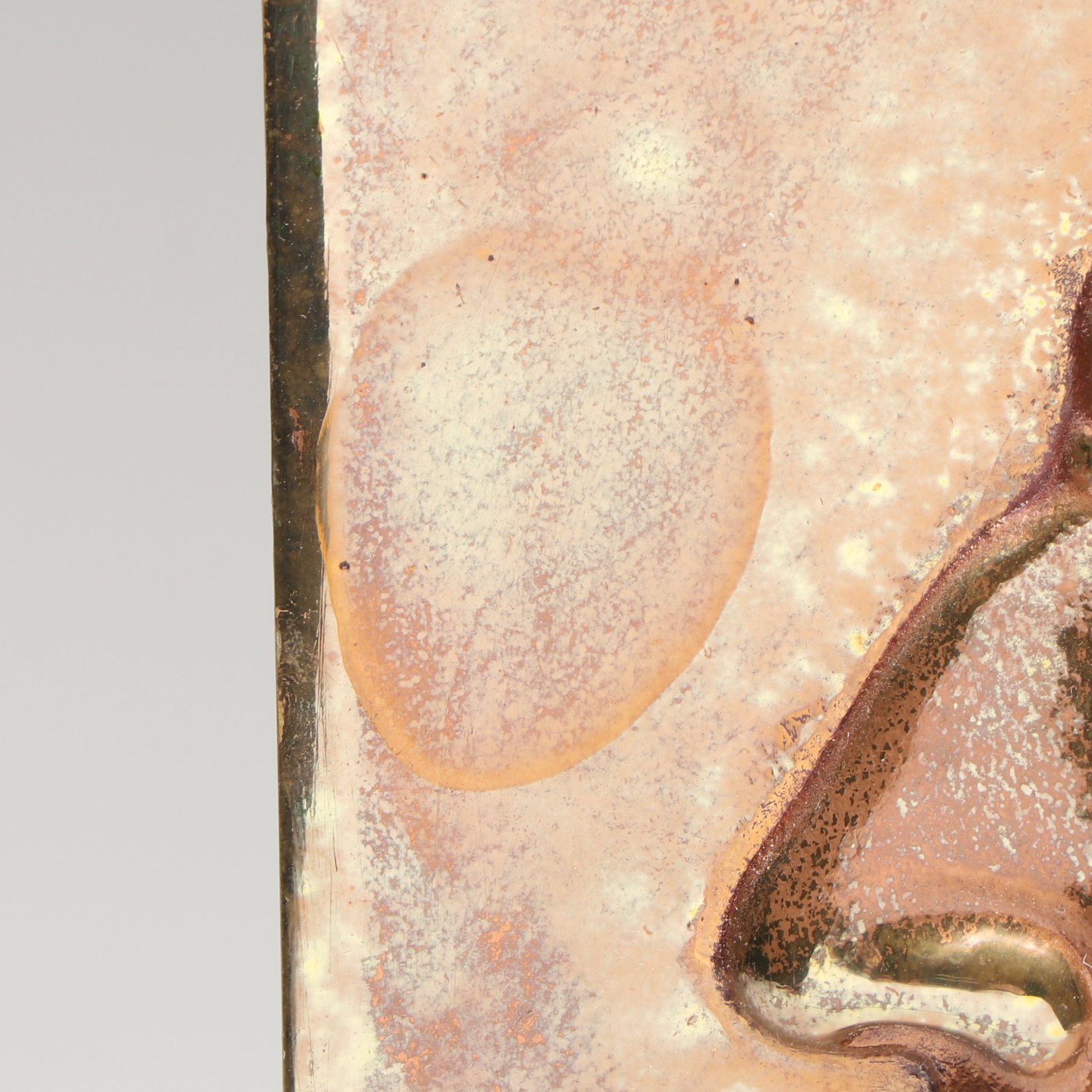 Brass Relief George Washington Profile Plaque