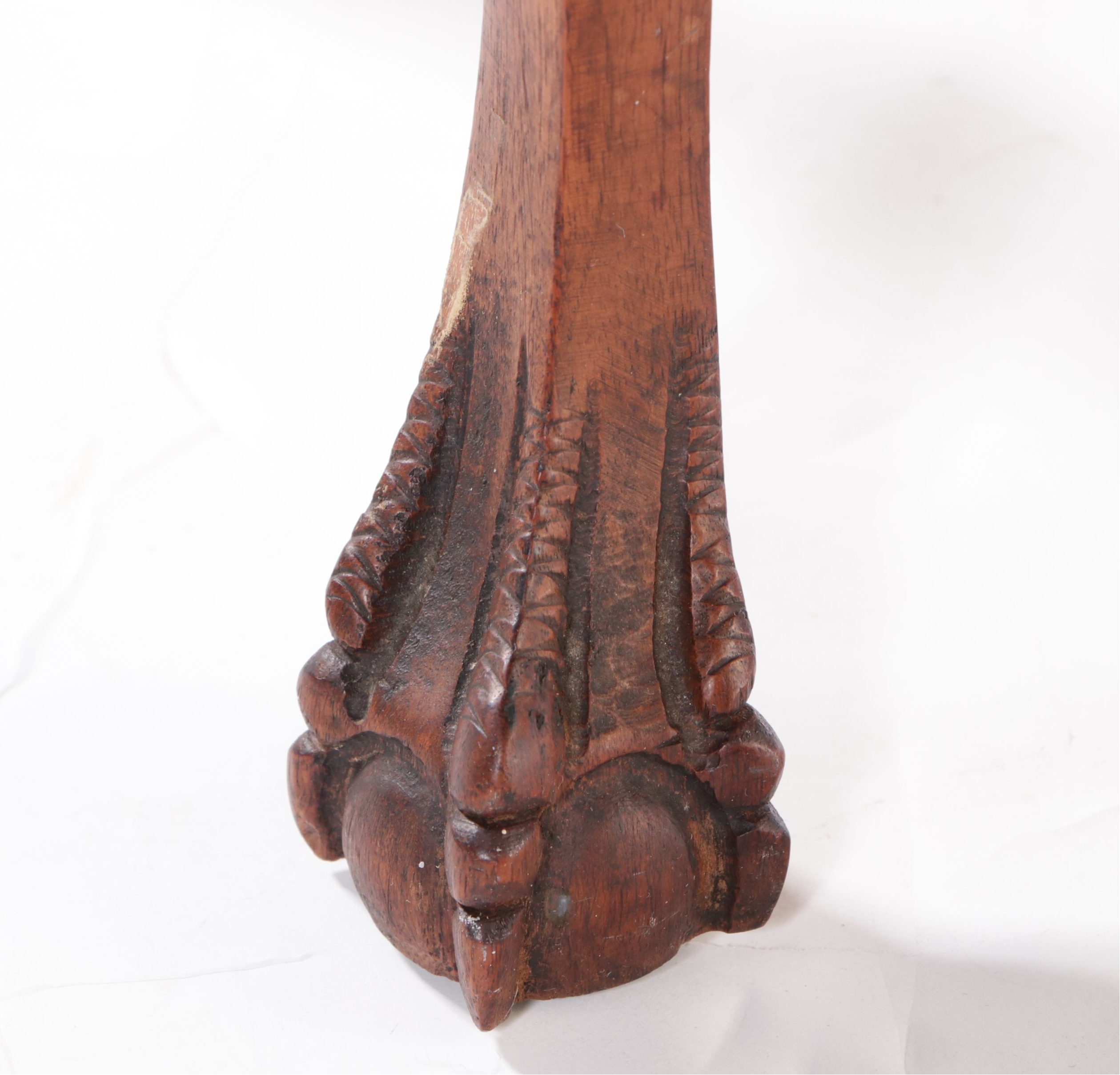 Chippendale Style Oval Tray-Top Cocktail Table, Mid to Late 20th Century