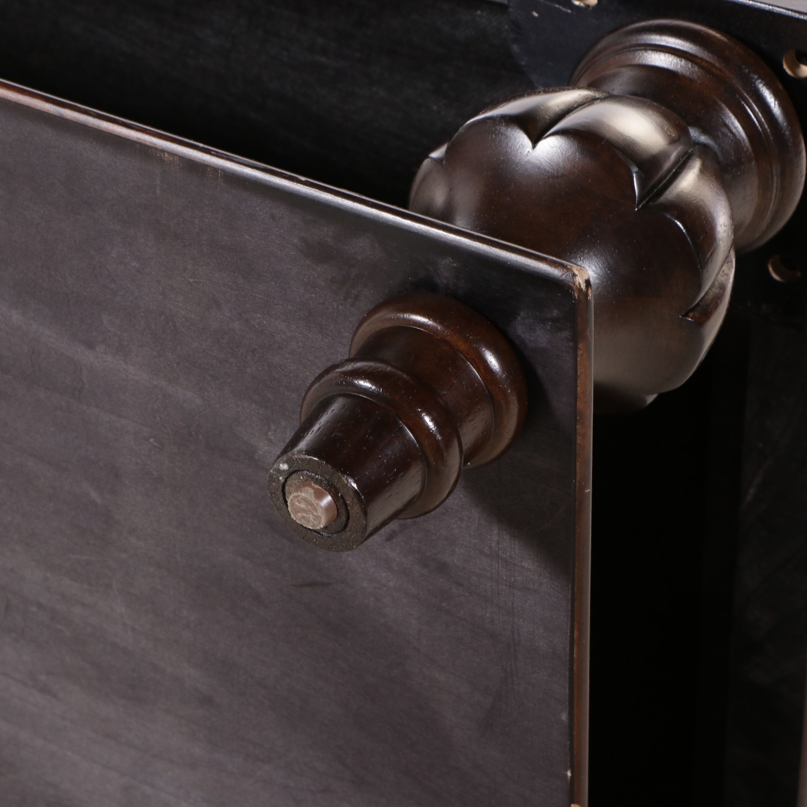 Upholstered Button-Tufted Ottoman