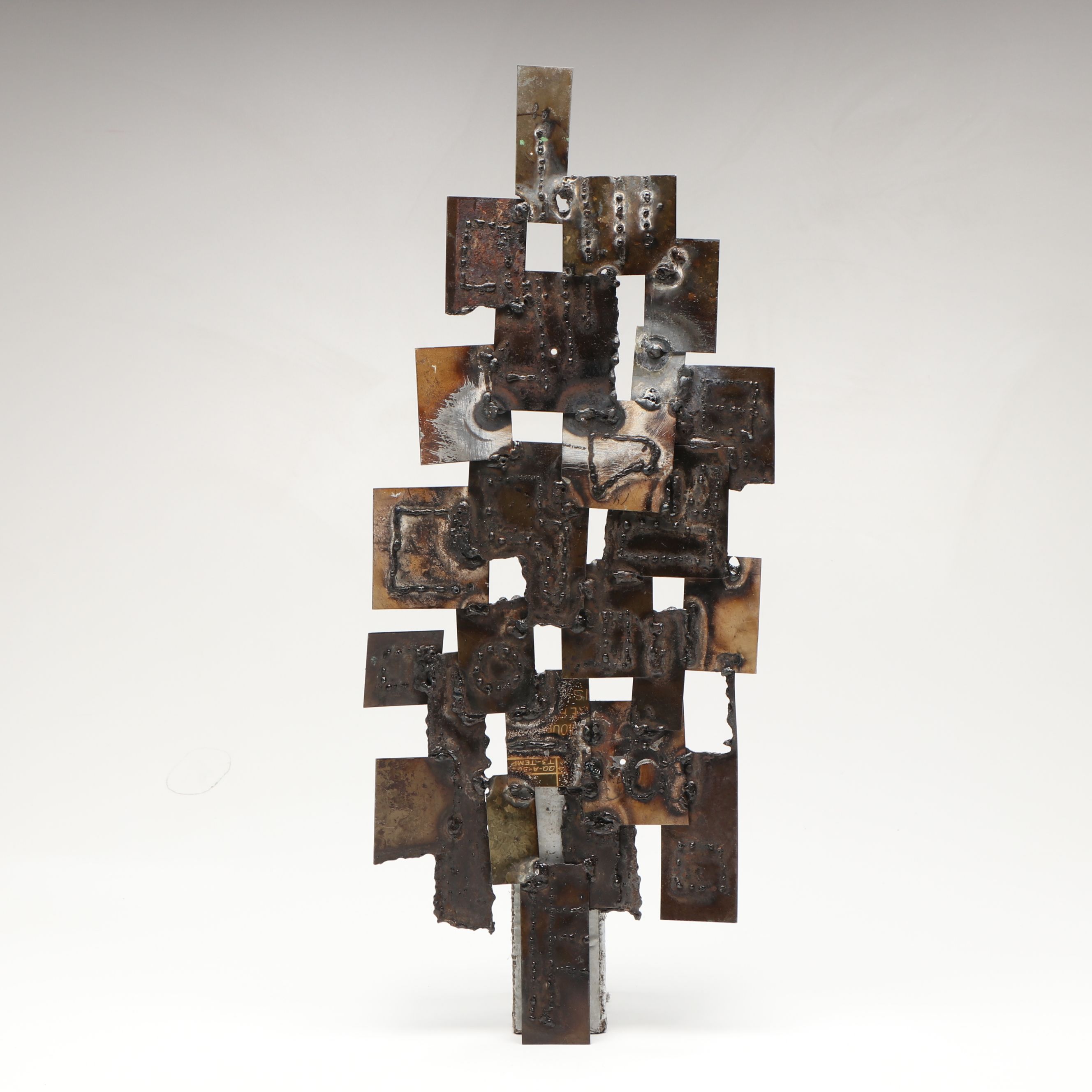 Mixed Metal Assemblage Wall Art