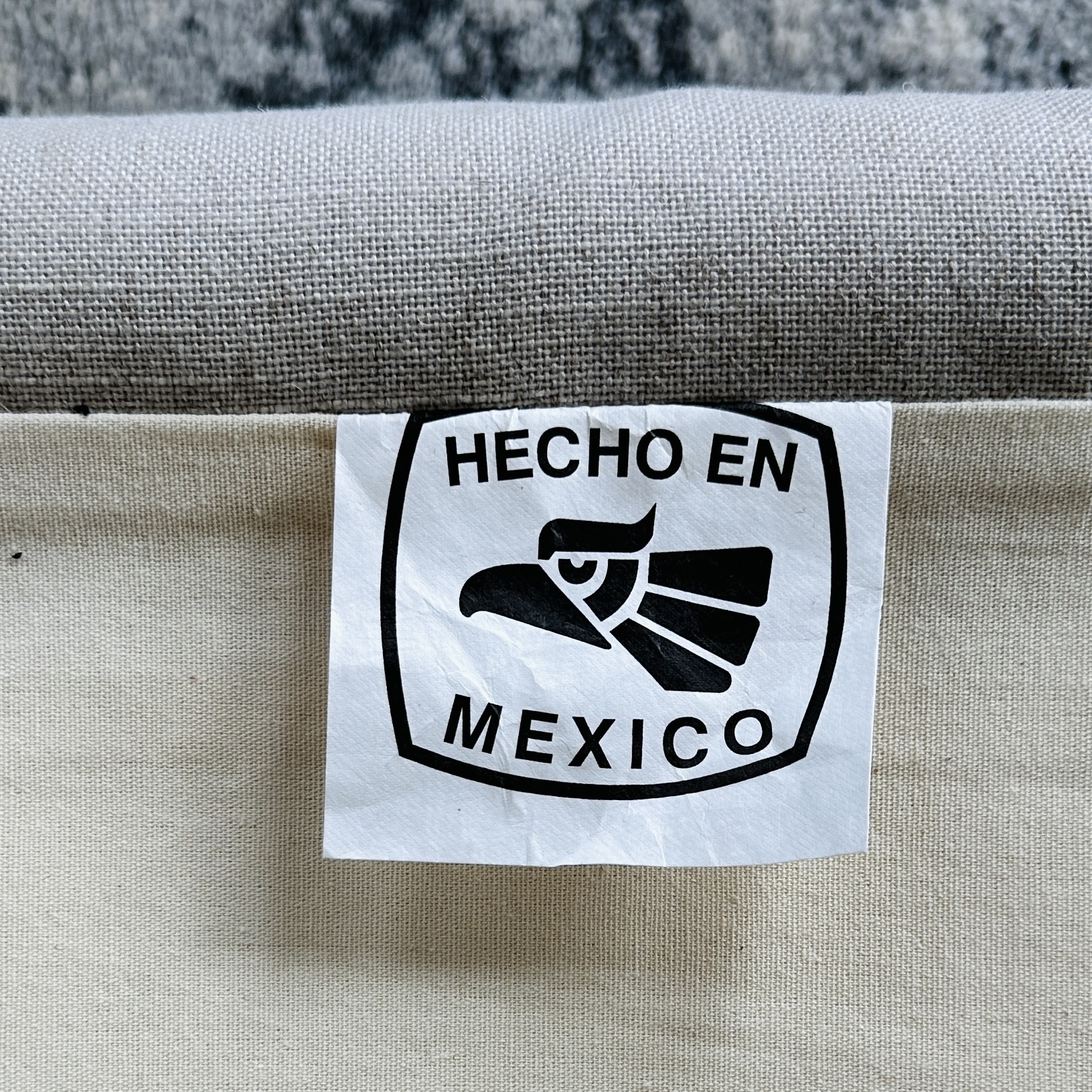 Four Hands "Habitat" Contemporary Light Grey Slipcovered Sofa