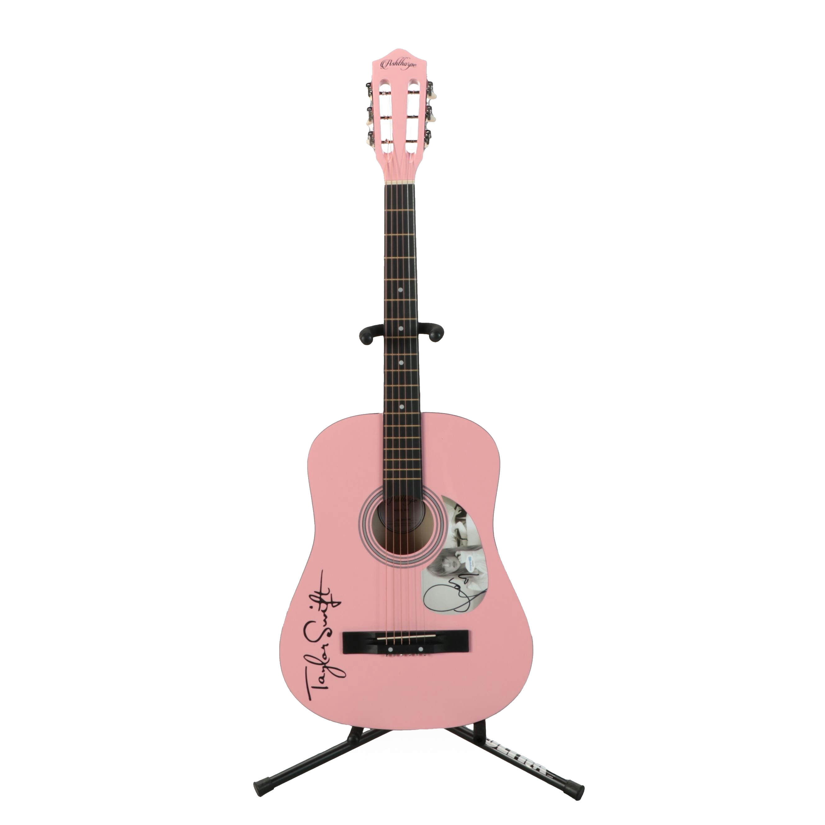 Taylor Swift Decal-Signed Ashthorpe Acoustic Guitar