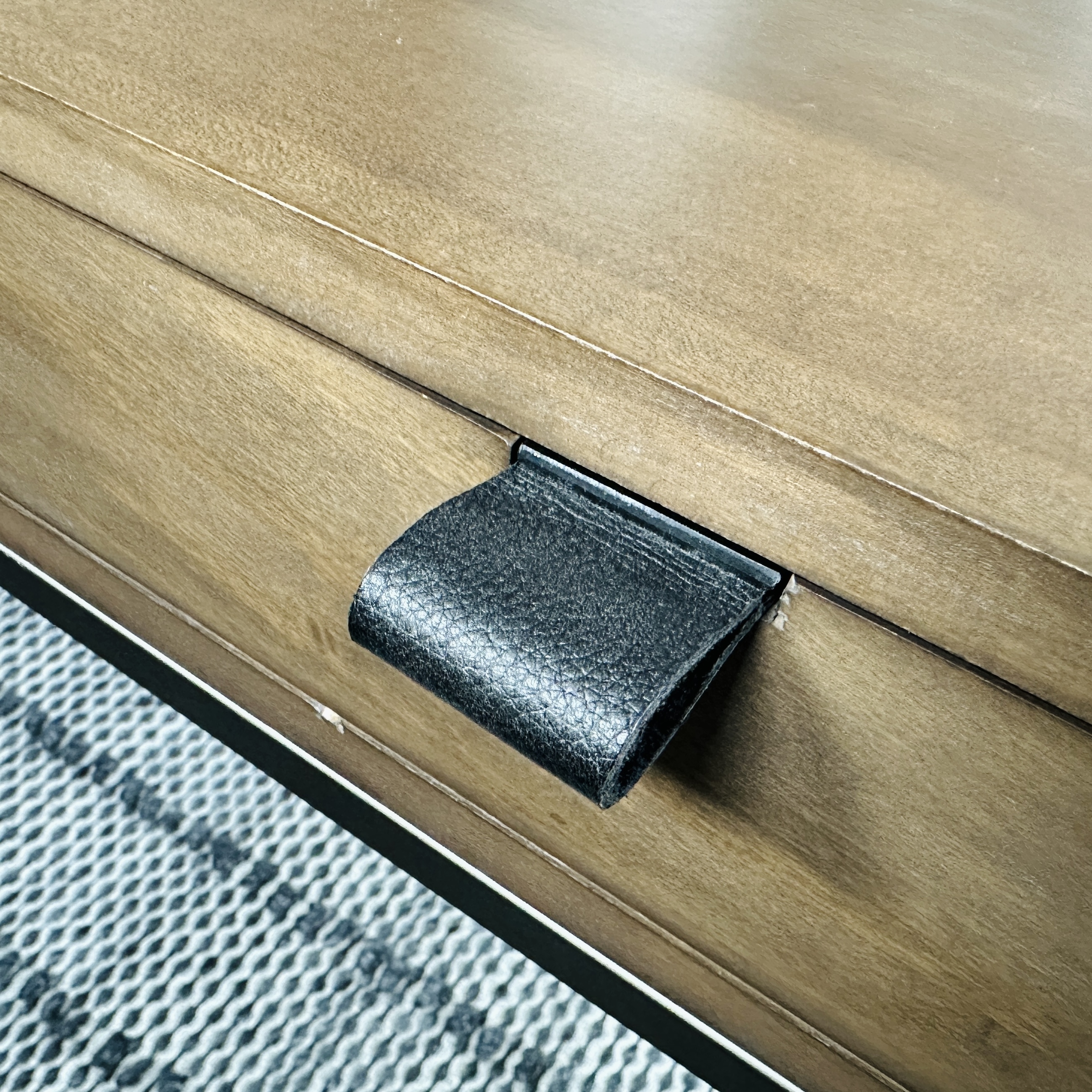 Four Hands "Trey" Poplar and Metal Modular Writing Desk