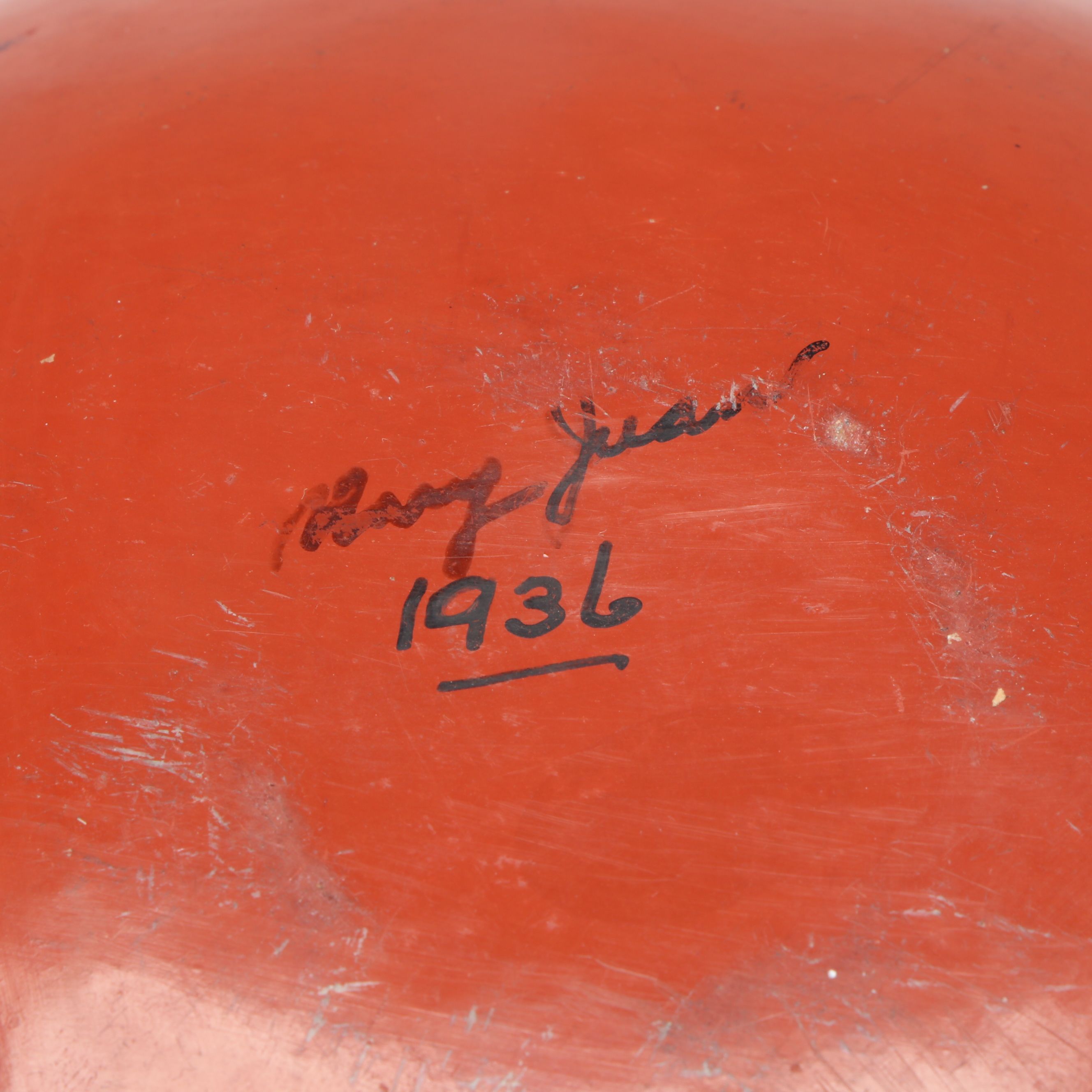 Mary Juan Maricopa Redware Decorative Bowl