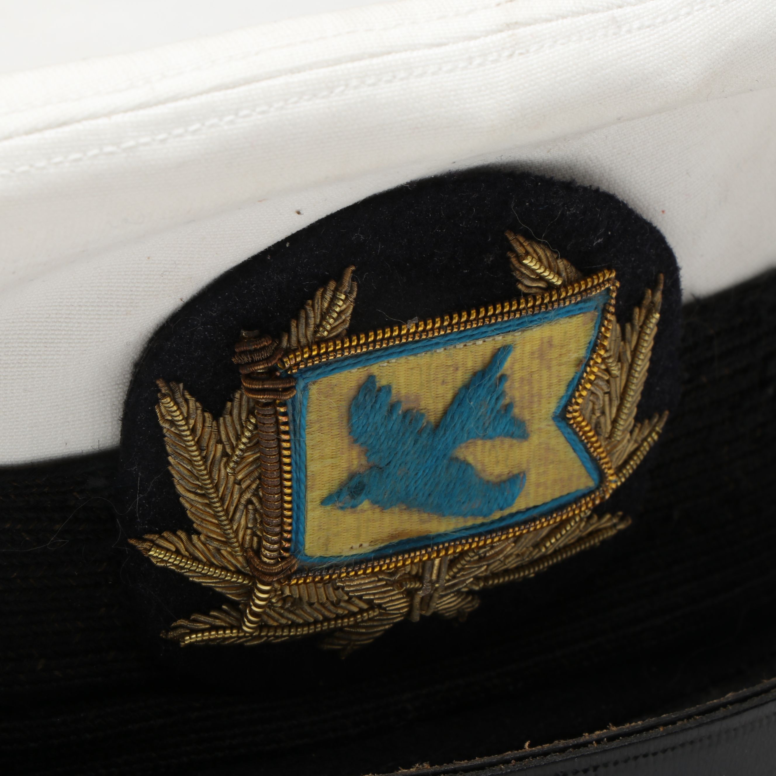 Ford Fleet Great Lakes Naval Officer's Cap with Plate, Creamer and More