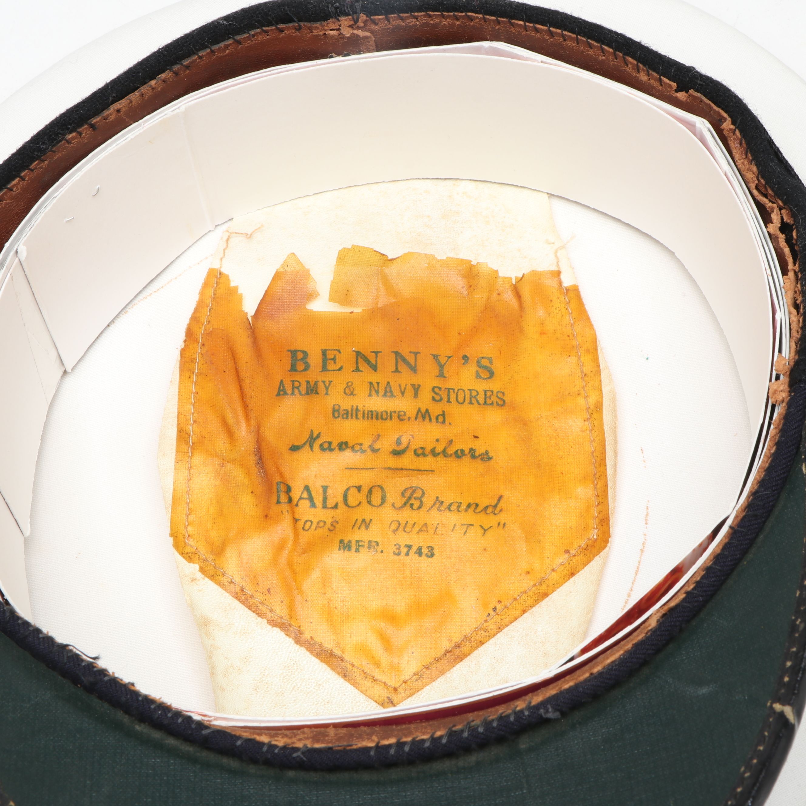 Ford Fleet Great Lakes Naval Officer's Cap with Plate, Creamer and More