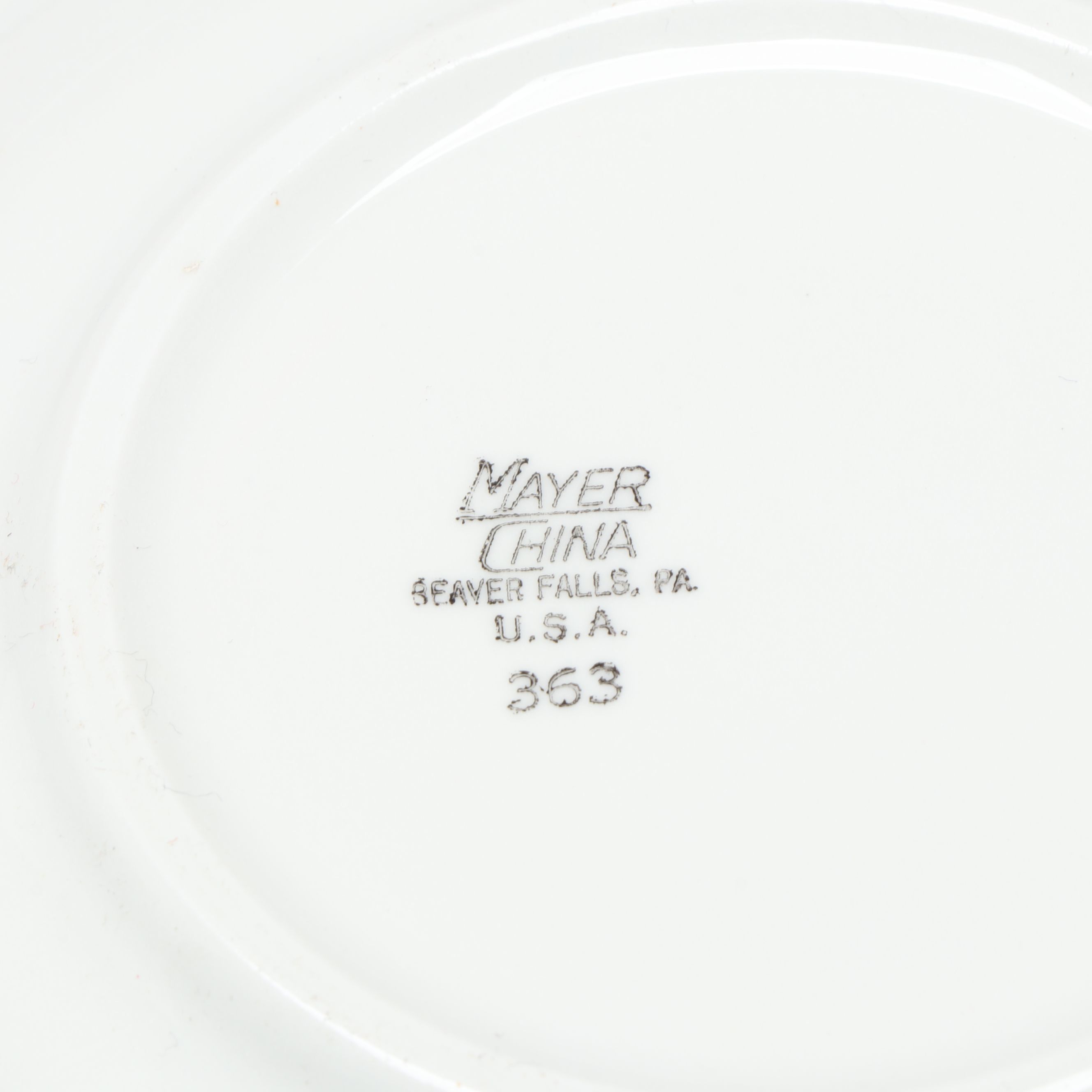 Ford Fleet Great Lakes Naval Officer's Cap with Plate, Creamer and More